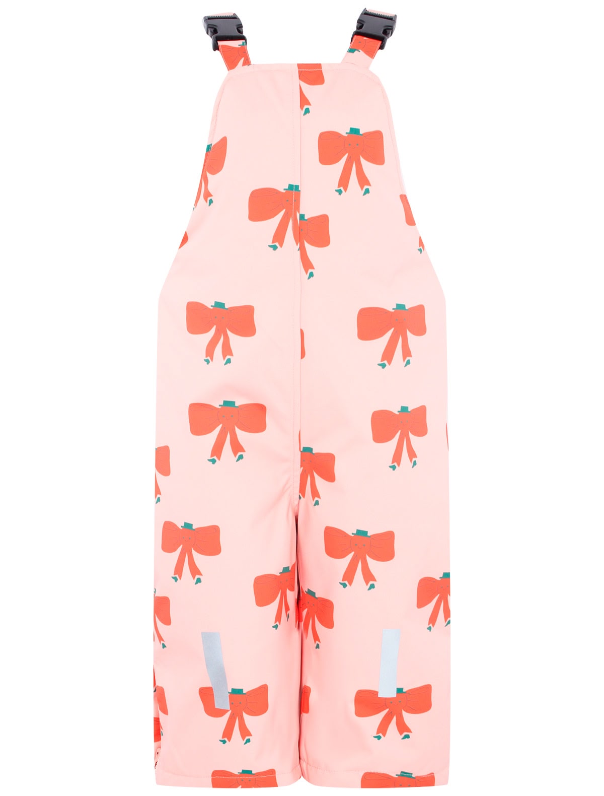 Утепленный комбинезон с принтом бантики