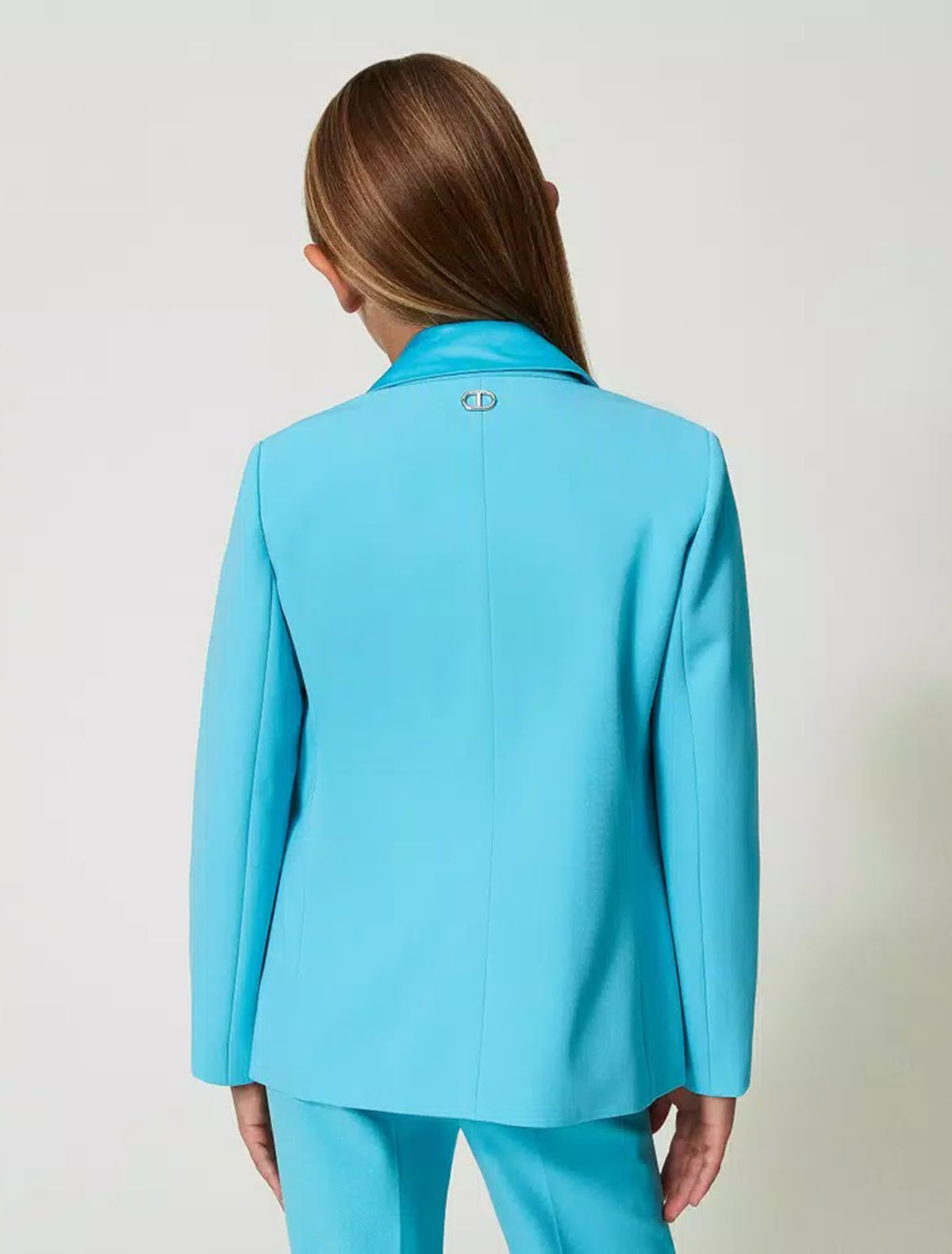 Пиджак TWINSET 2648829, цвет голубой, размер 7 1334509410268 - фото 5