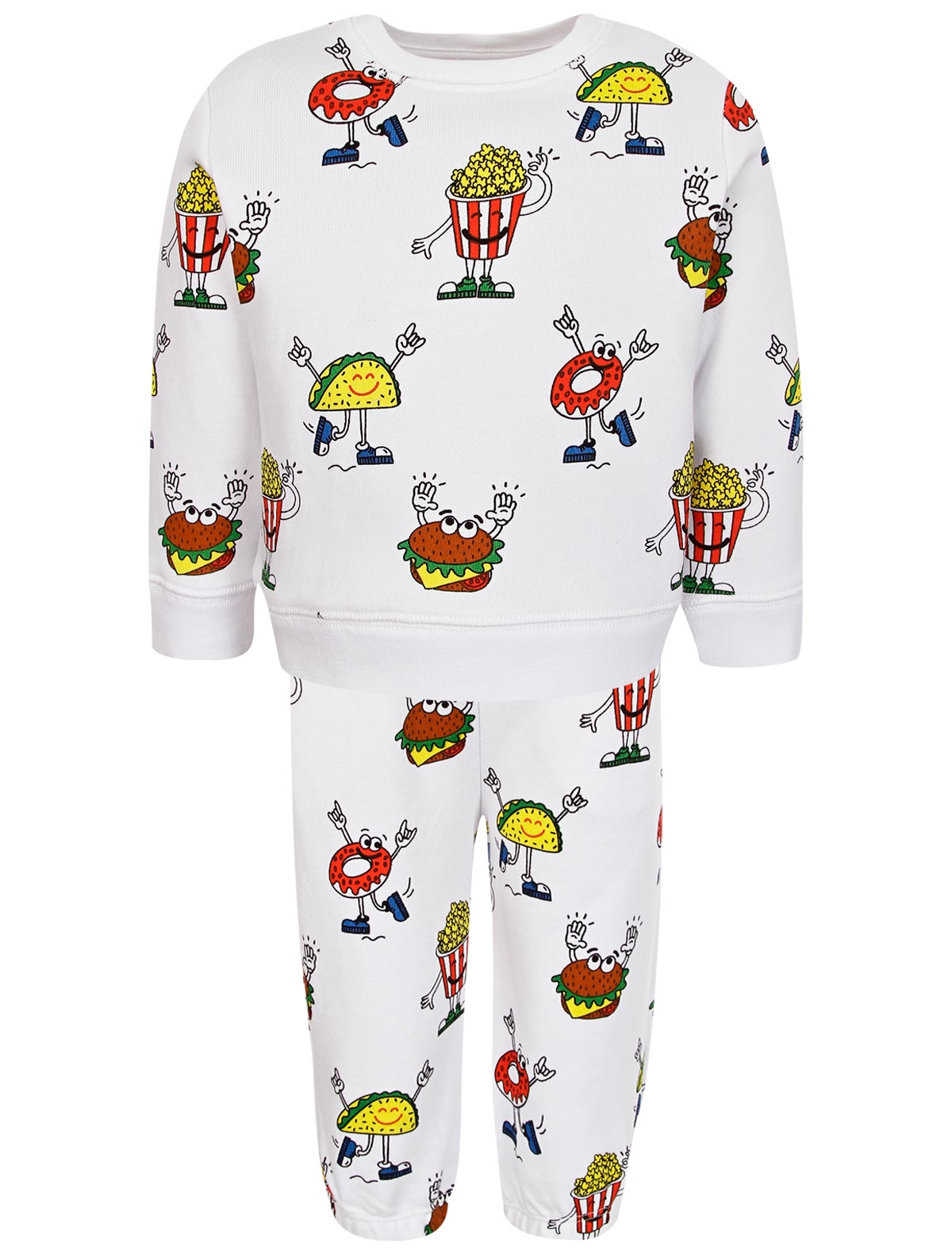 Костюм спортивный с принтом еда