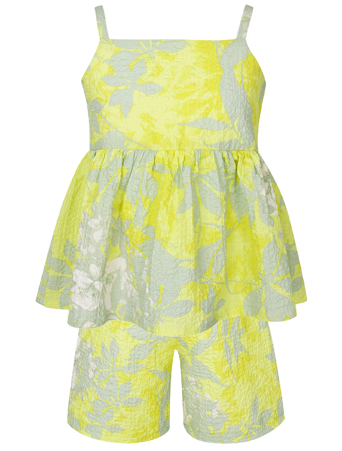 Комплект из 2-х изделий с цветочным принтом