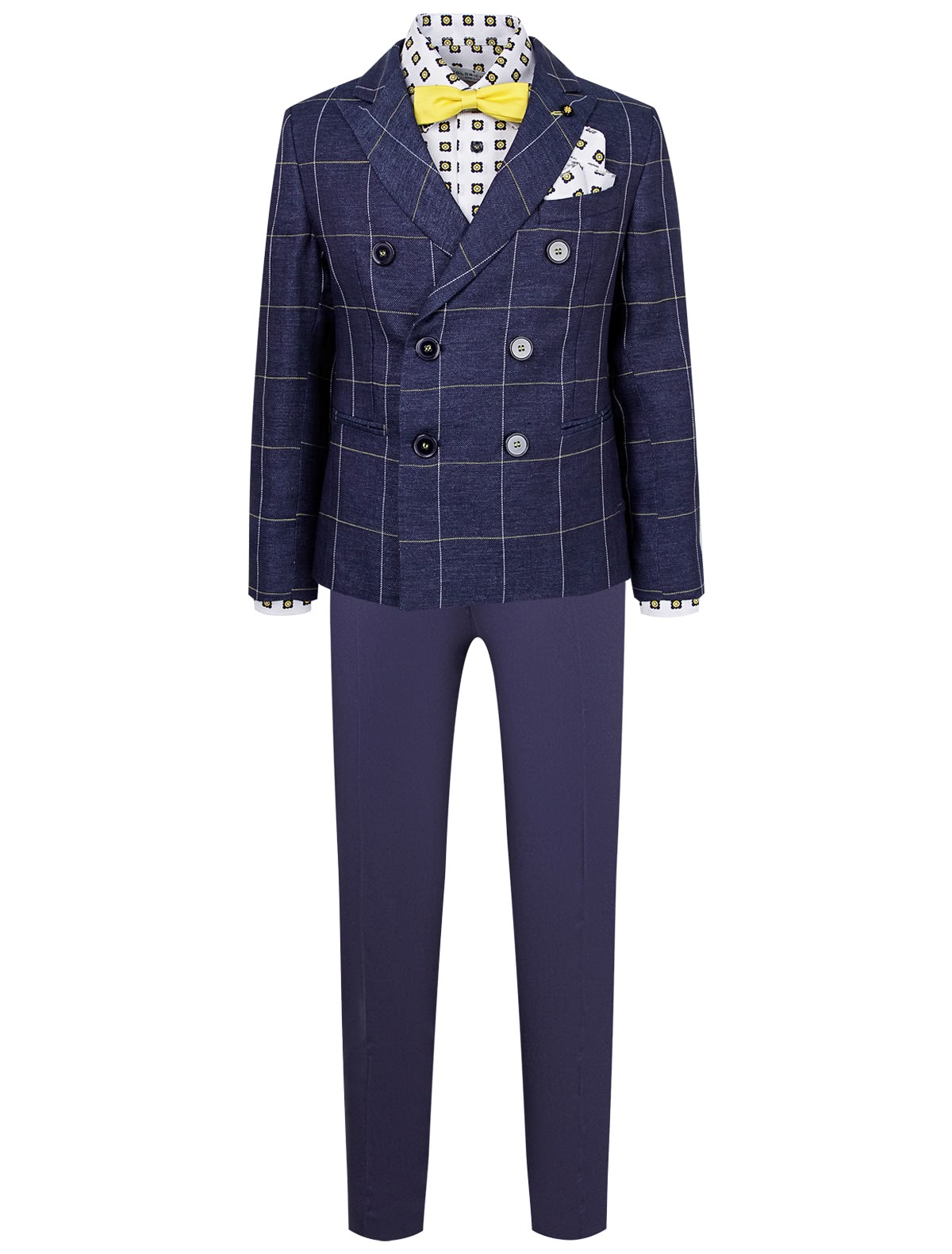 Костюм с желтой бабочкой