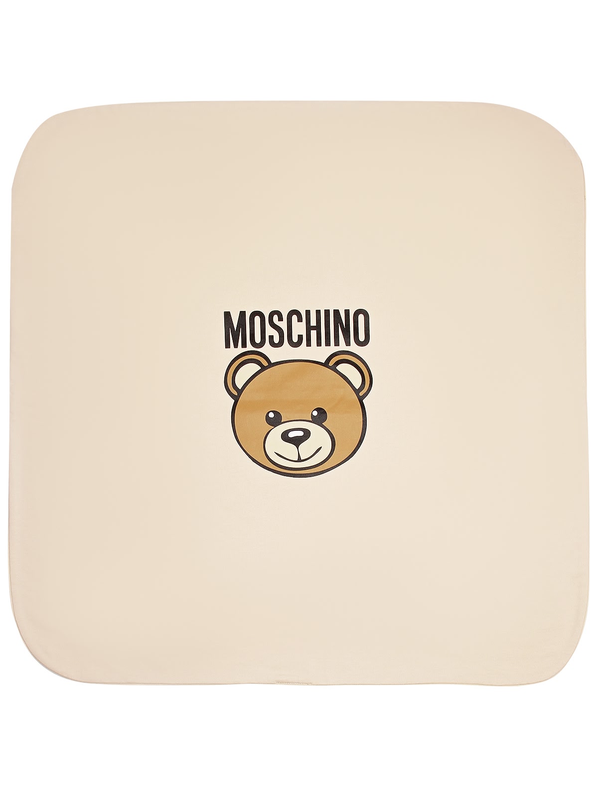 Бежевое одеяло с фирменным мишкой