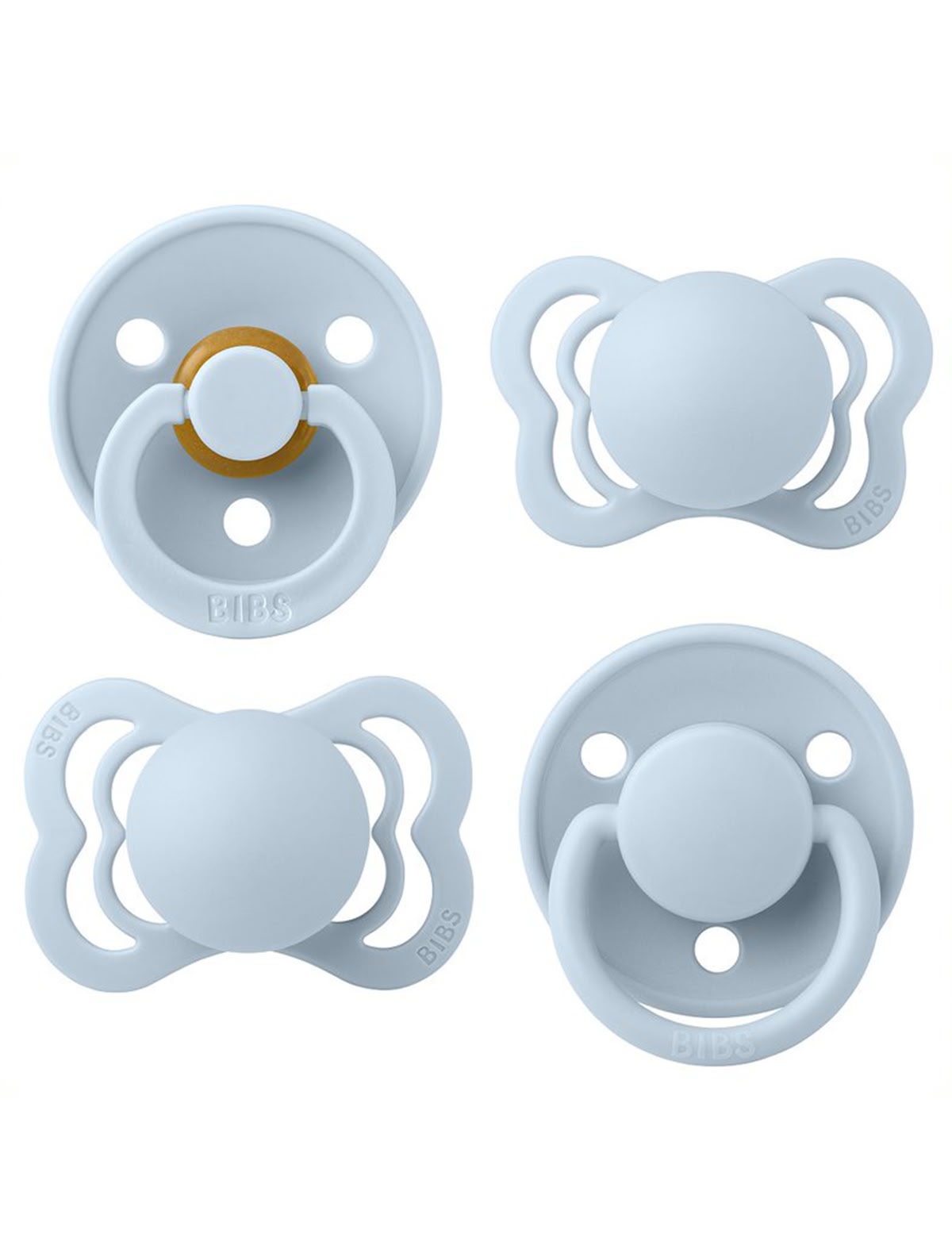 Набор пустышек из 4 шт. от 0 до 18 мес