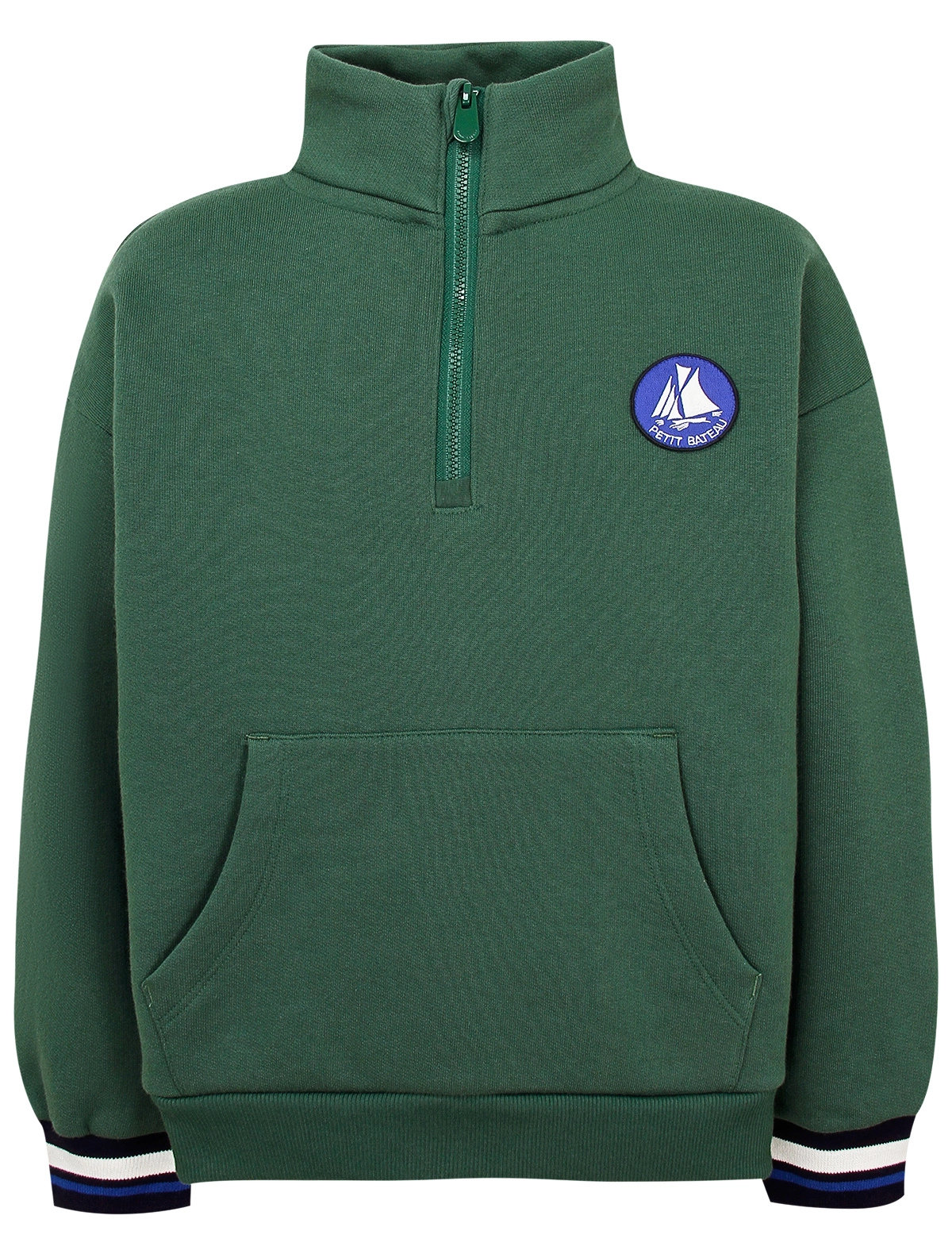 

Свитшот PETIT BATEAU, Зеленый, 3079044