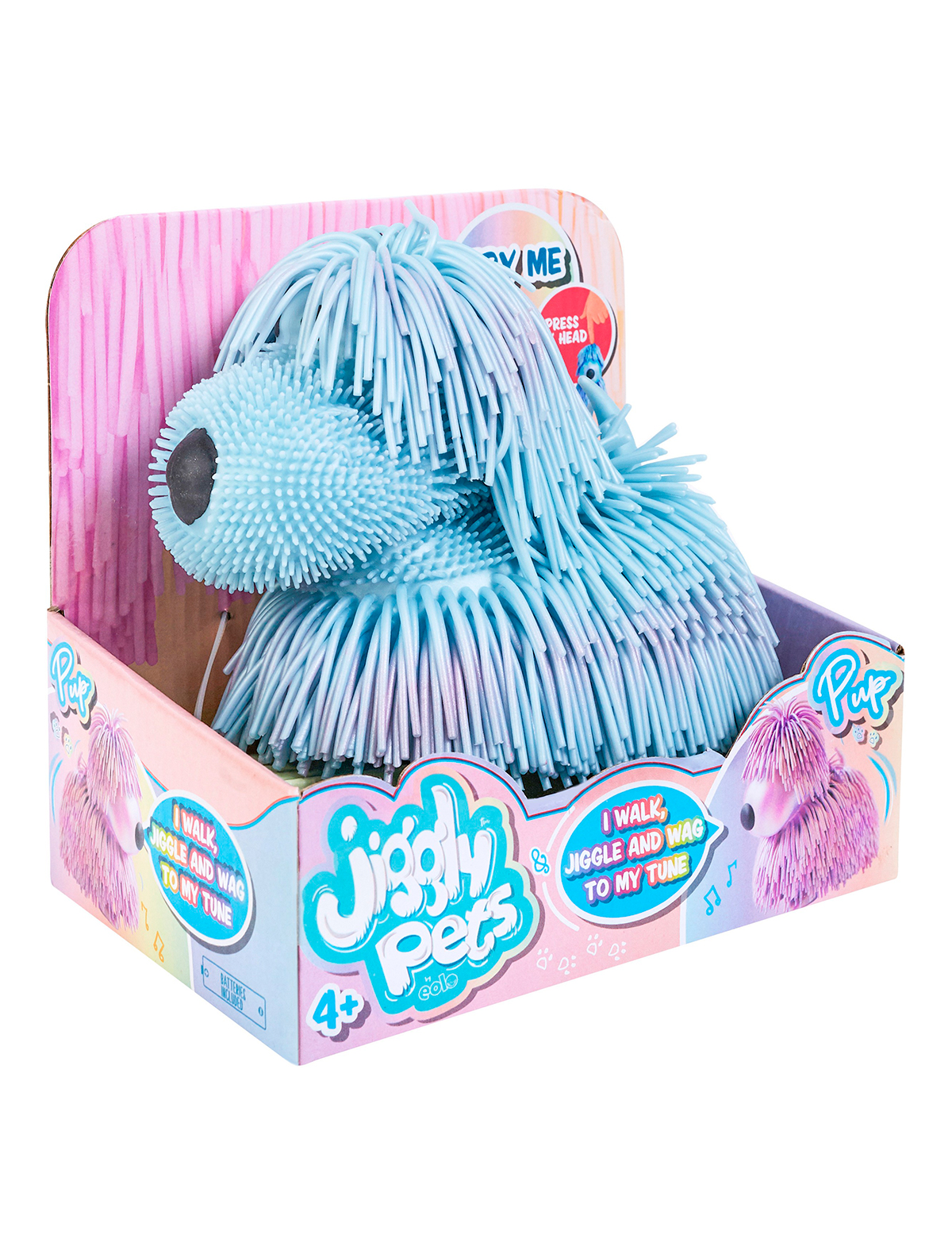 Игрушка интерактивная Jiggly Pets 2522039, цвет голубой 7674529280200 - фото 4