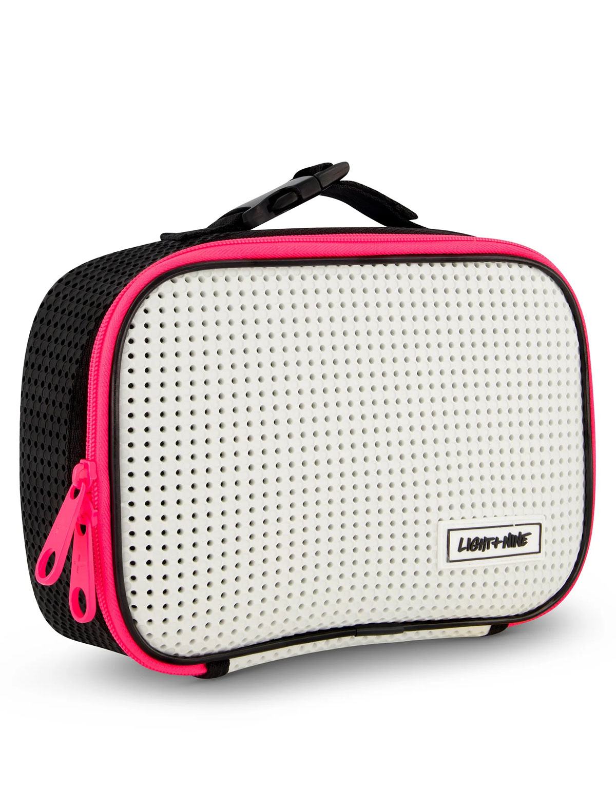 Термосумка для еды с розовым кантом