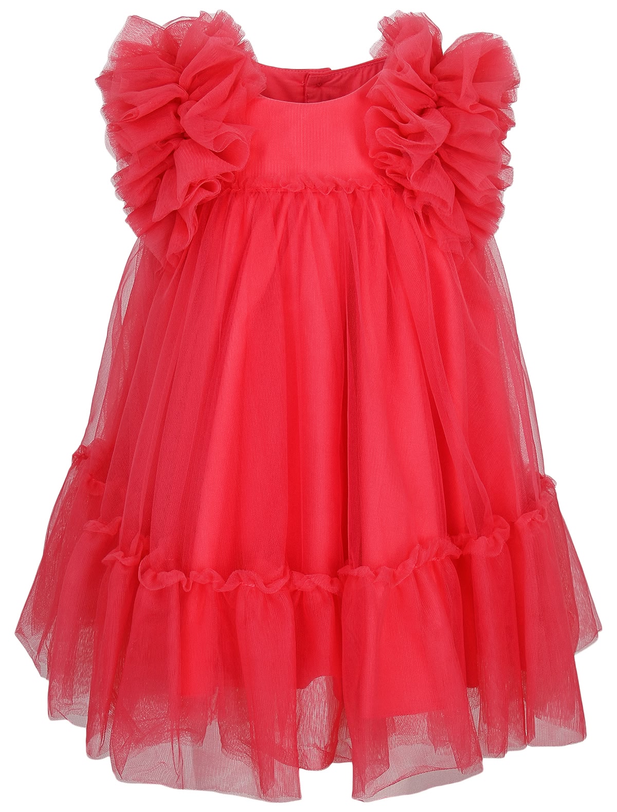 Воздушное платье цвета фуксии