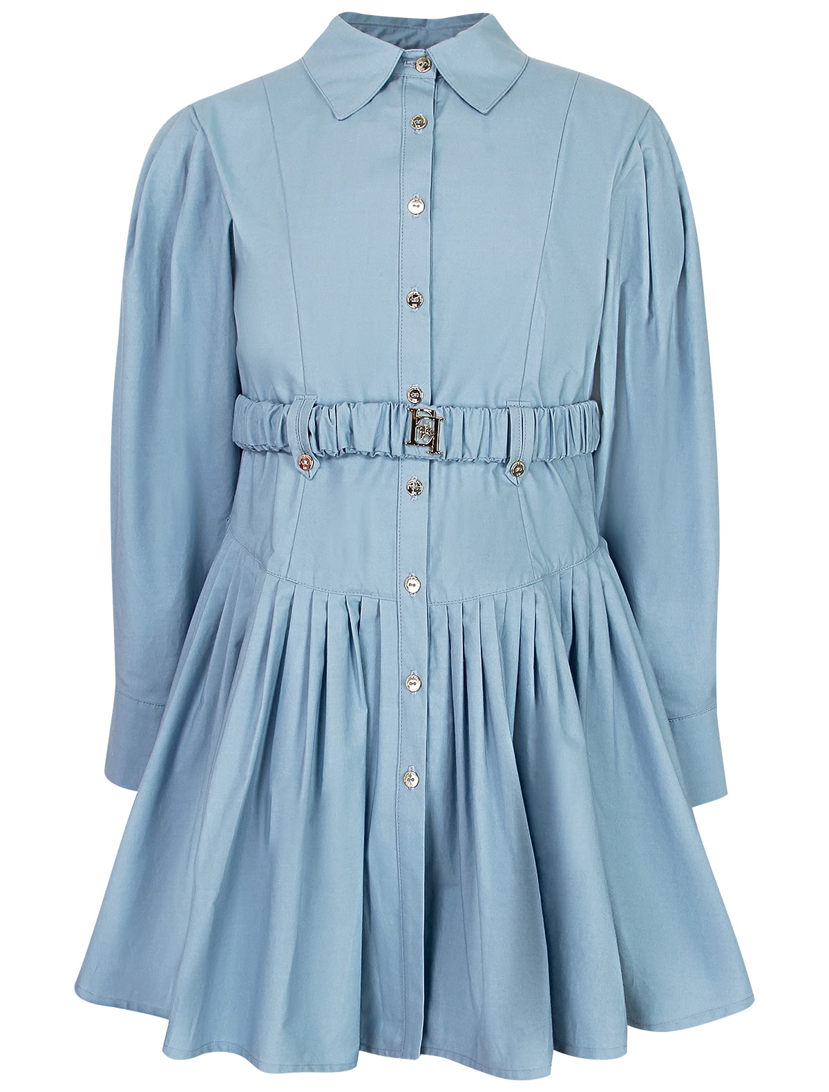 Платье-рубашка с поясом