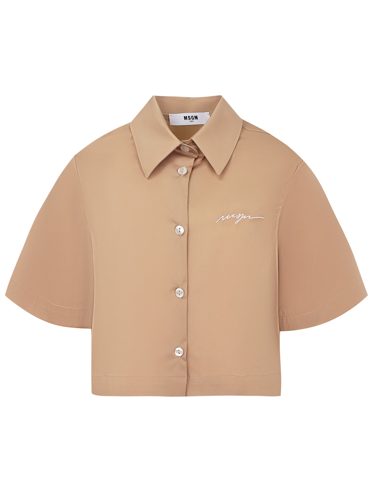 Блуза из хлопка и нейлона