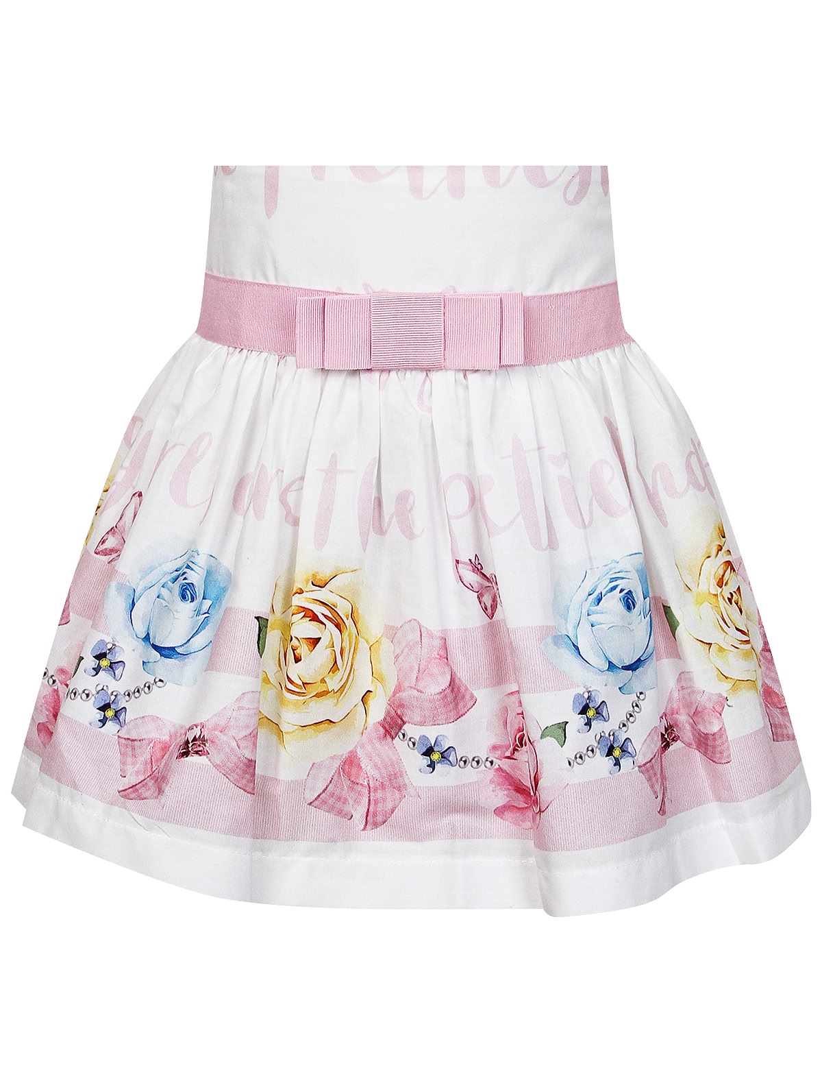 ЮБКА с принтом розы