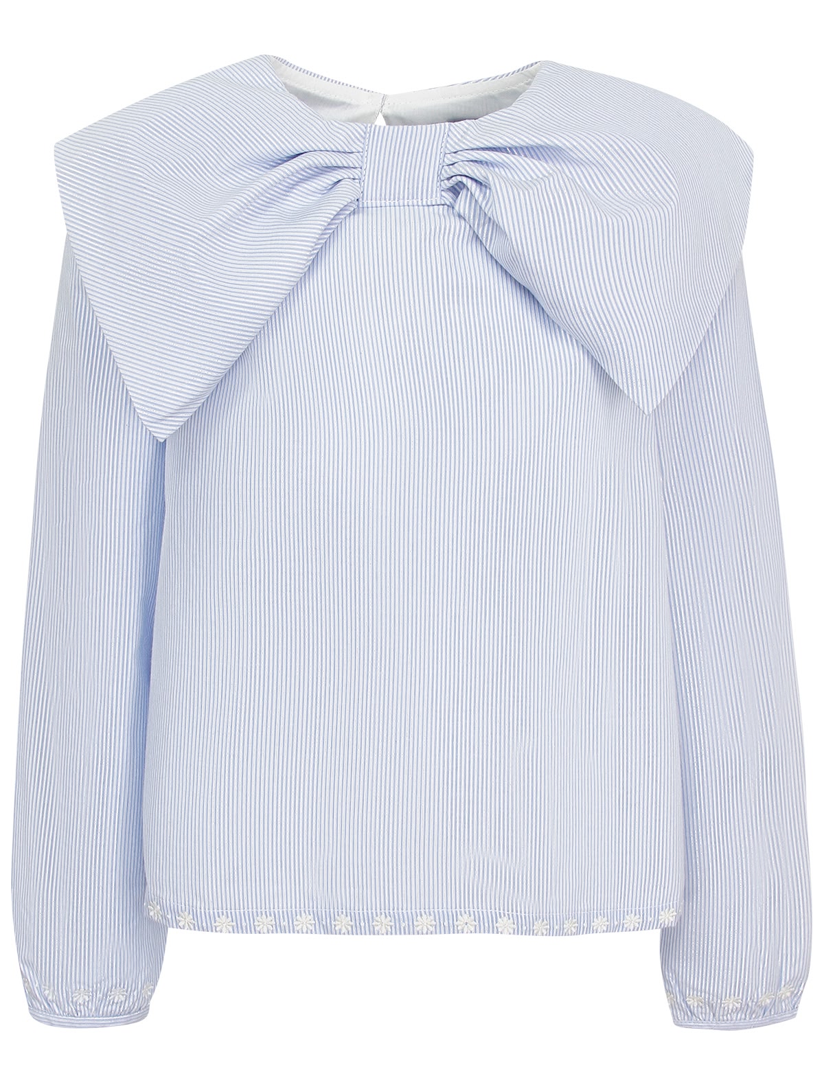 Блуза с крупным бантом