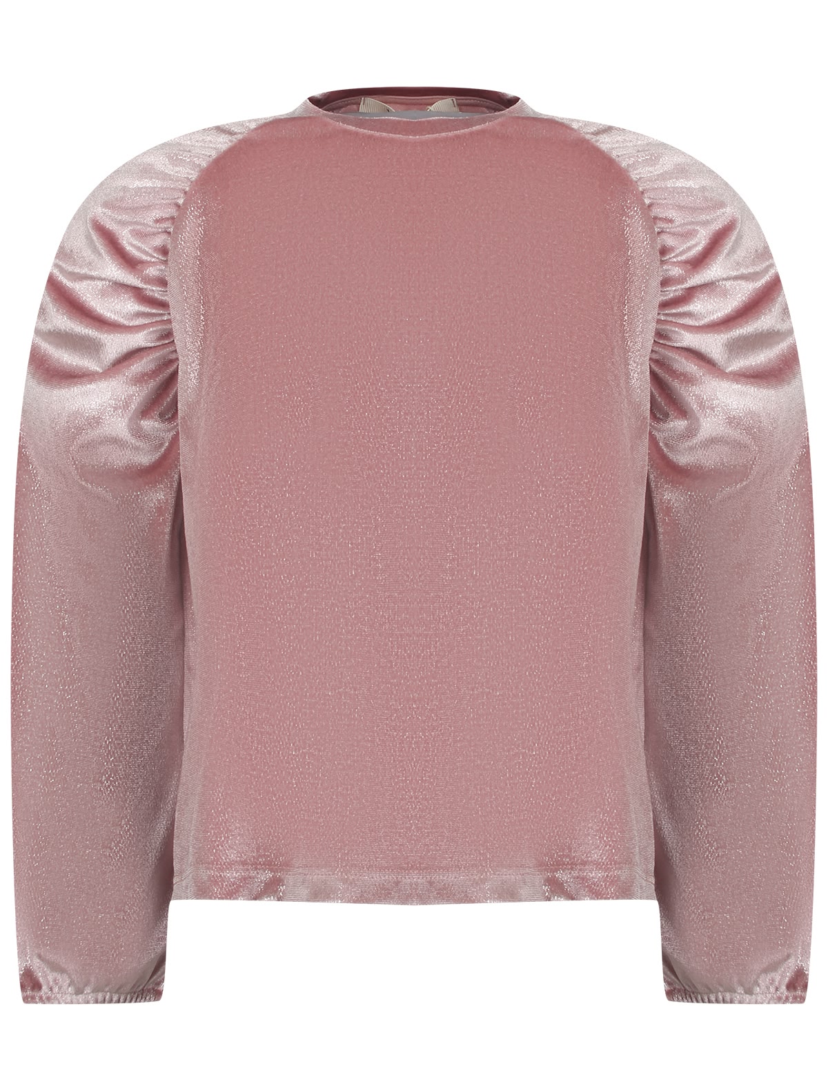 Блестящая розовая блуза