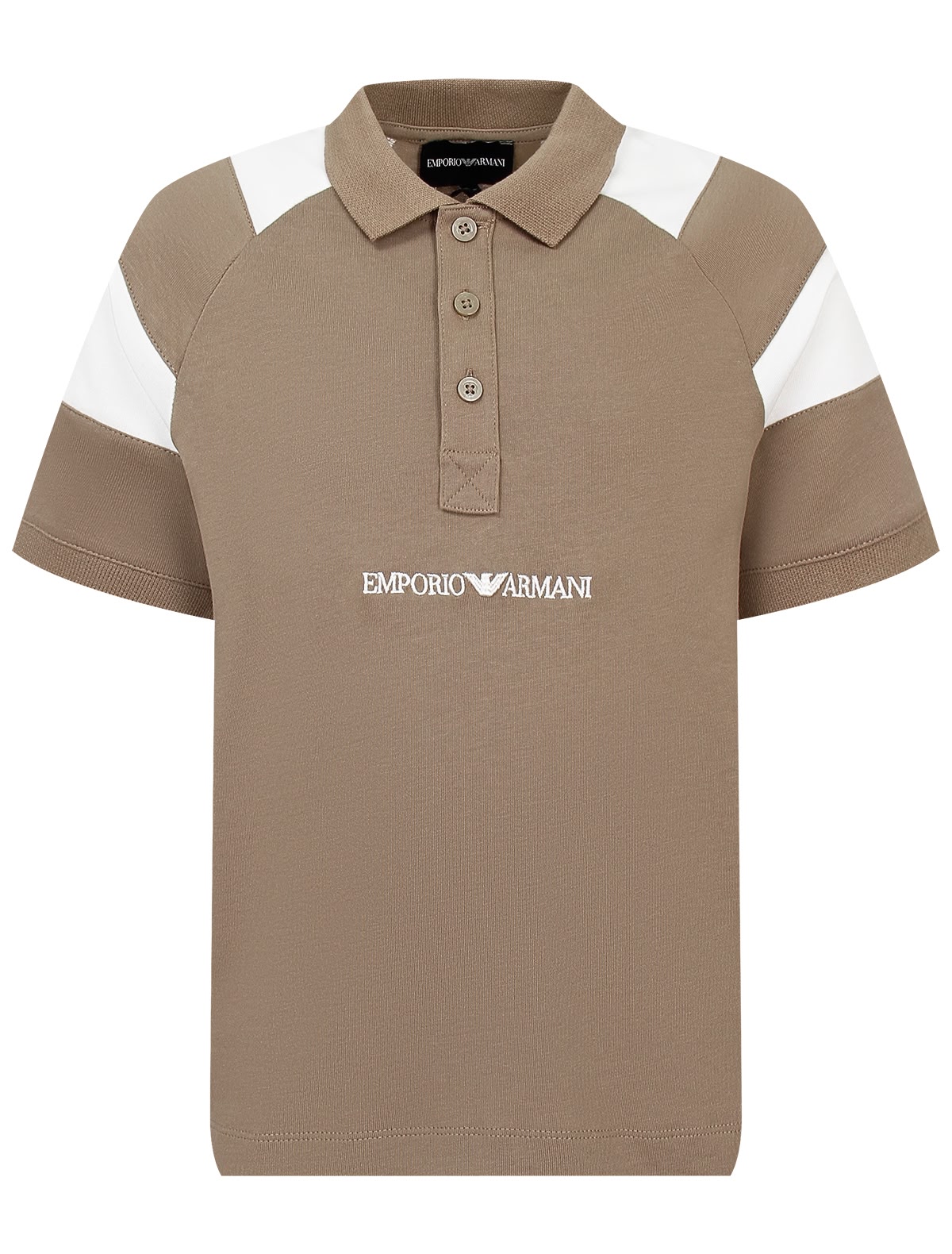 Поло с рукавами в полоску