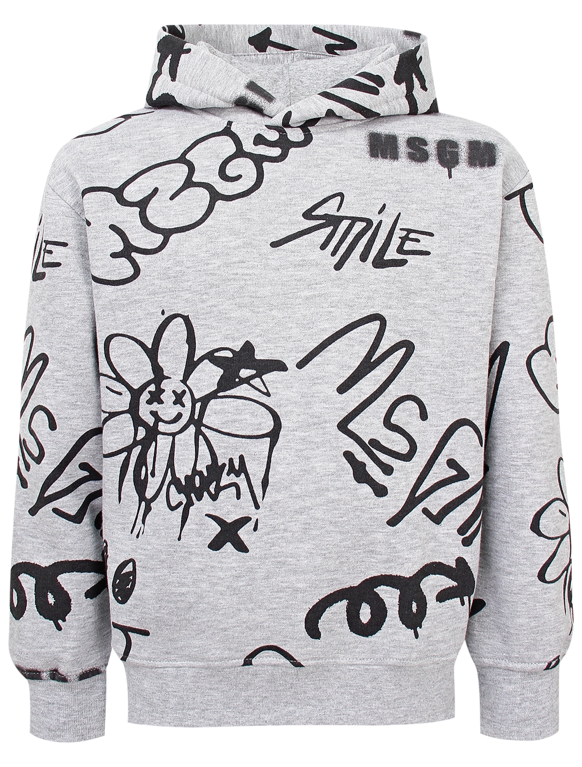 

Худи MSGM, Серый, 3074703