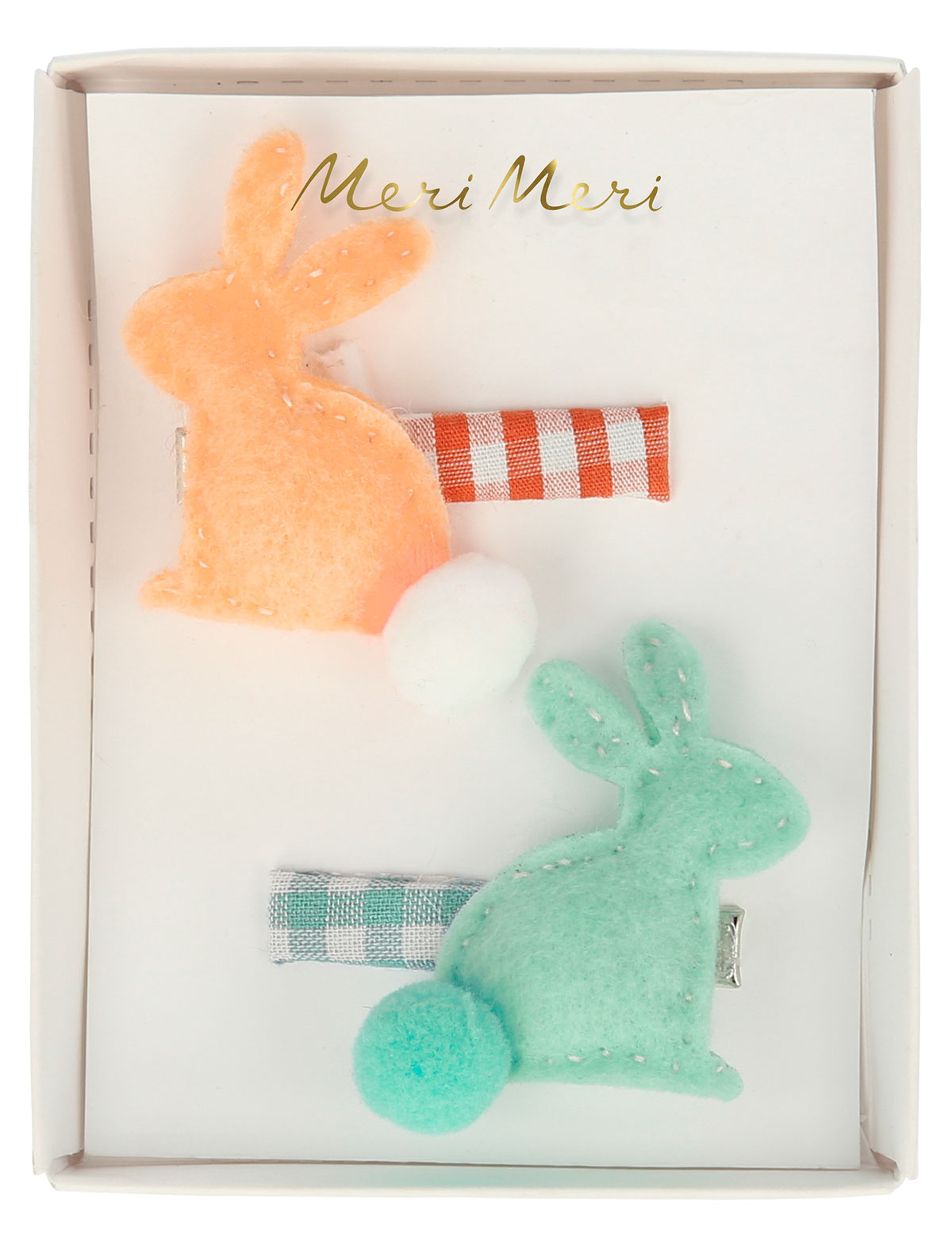 Заколки для волос "Кролики" 2 шт