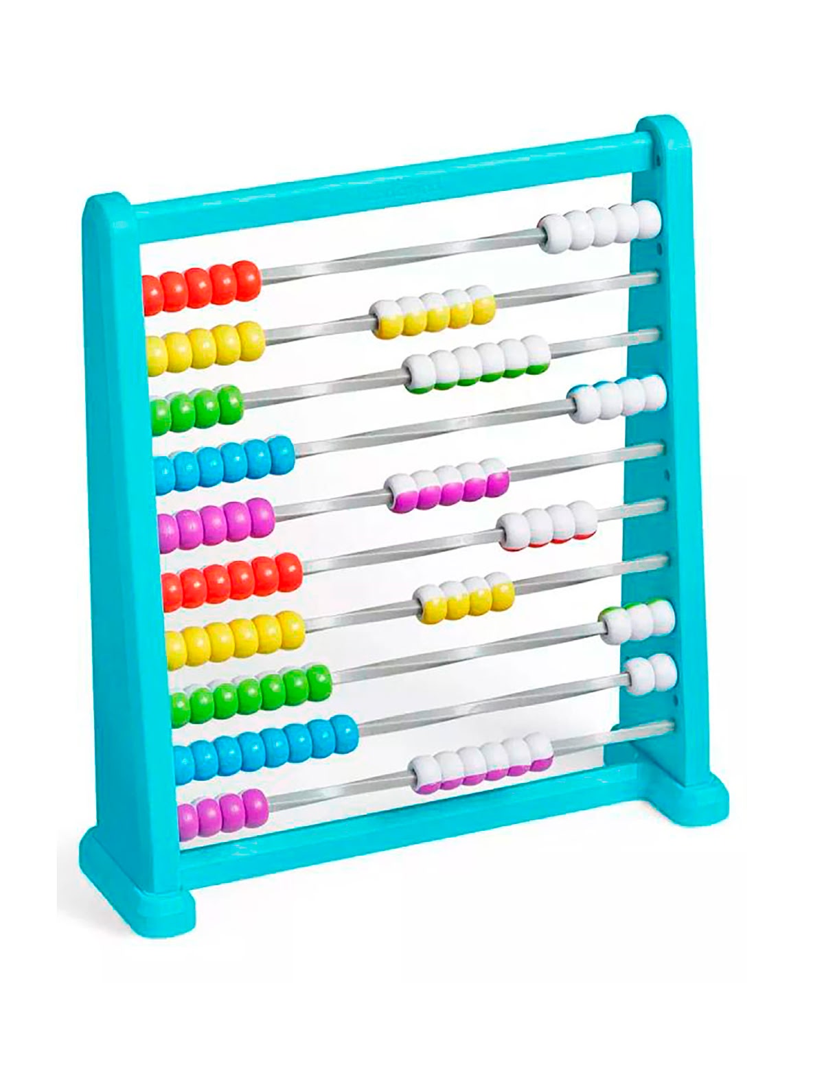 Развивающая игрушка Счеты Разноцветные бусины
