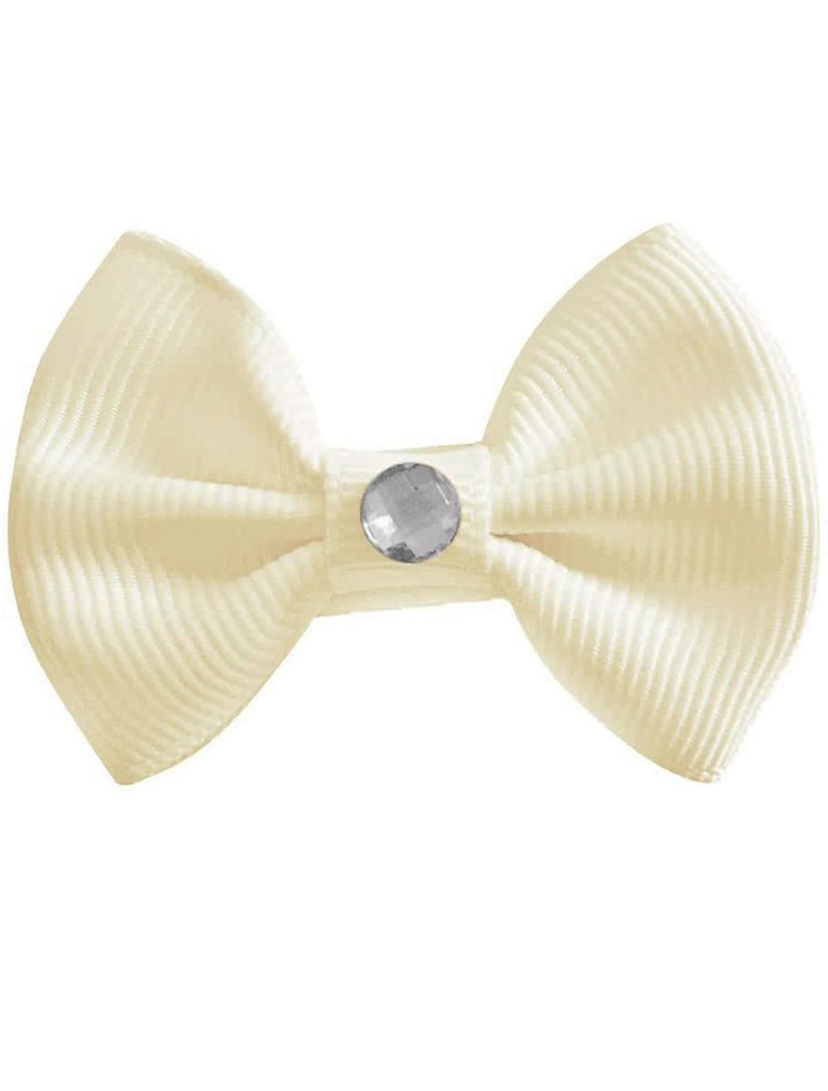 Кремовая заколка- зажим