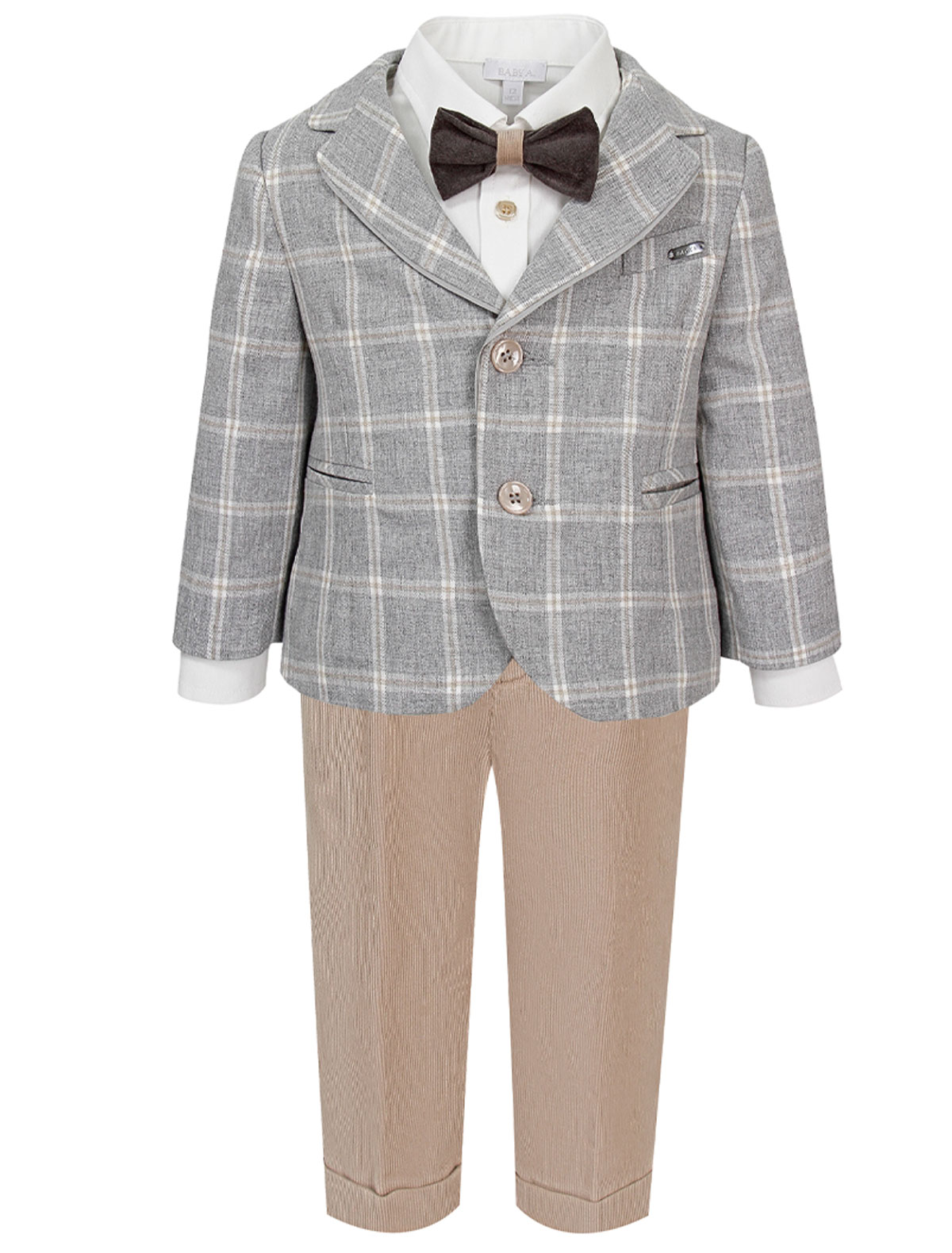 Костюм с пиджаком в клетку