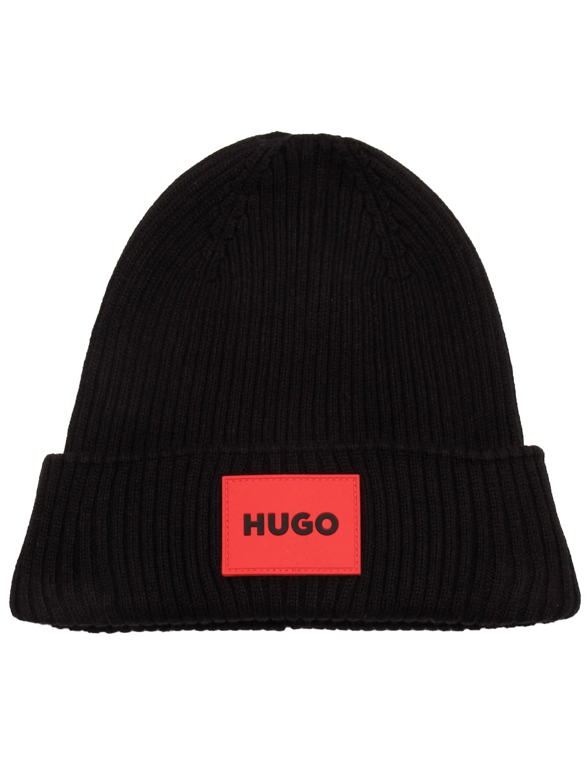 Чёрная шапка из хлопка