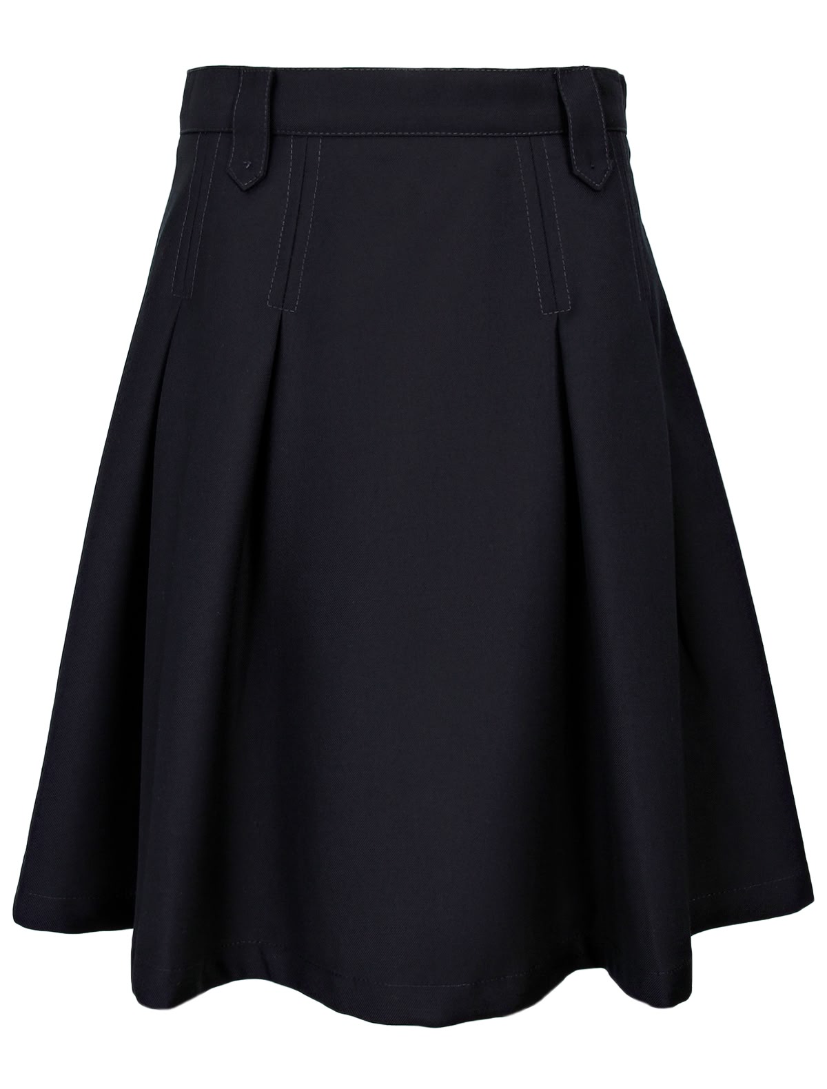 Юбка-трапеция в крупную складку