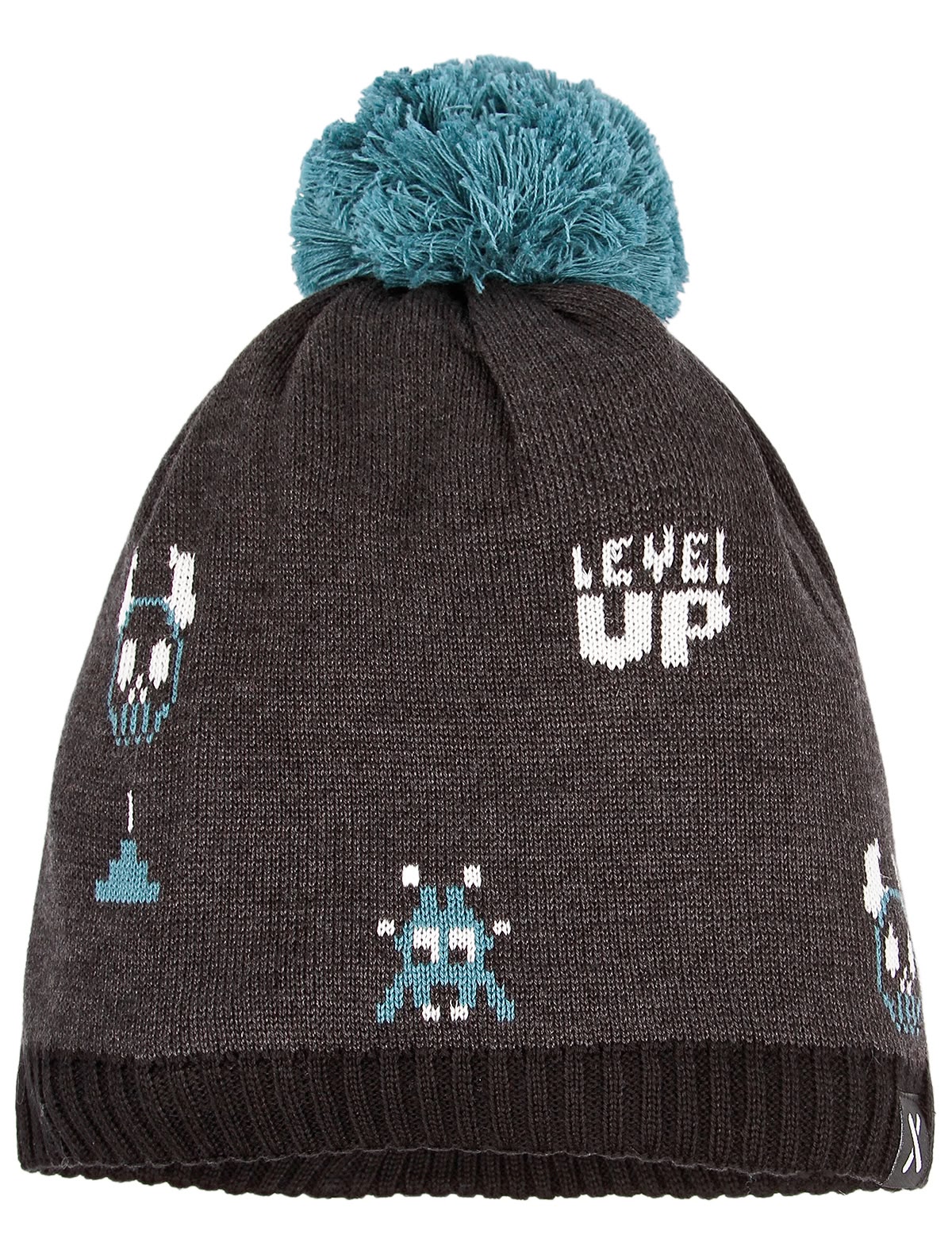 Шапка с помпоном Level Up