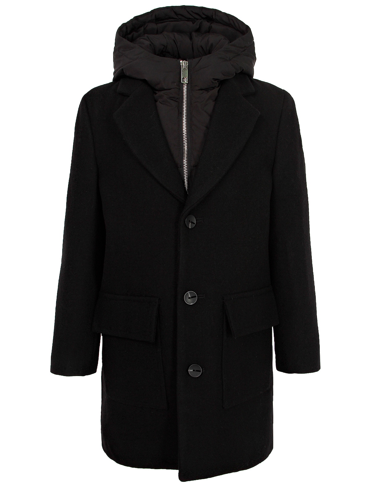 Пальто Antony Morato 2502220, цвет черный, размер 11 1124519280544 - фото 1