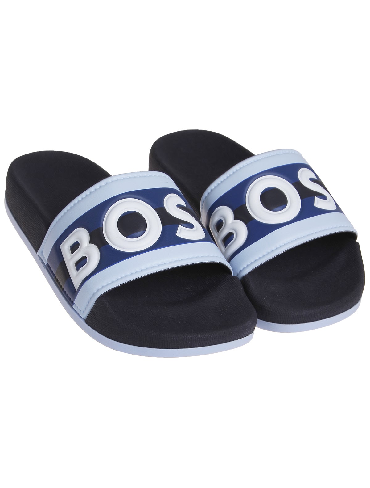 Шлепанцы пляжные с крупным логотипом