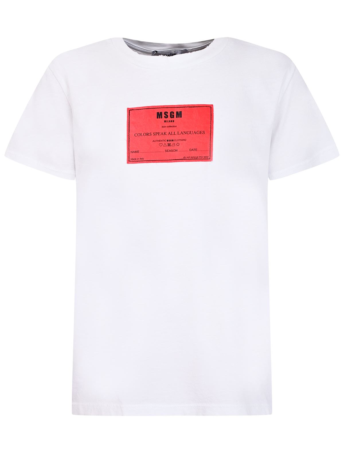 

Футболка MSGM, Белый, 1949377