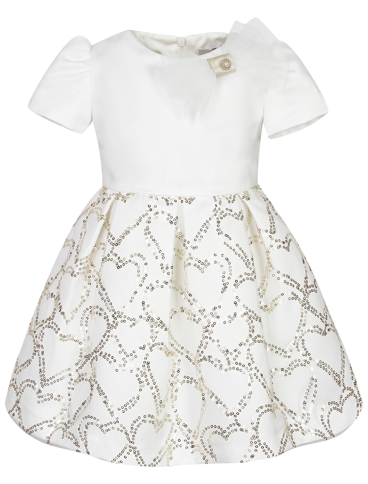 Платье с сердцами из пайеток