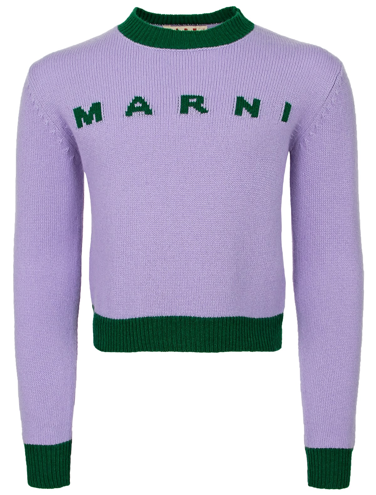 Сиреневый джемпер из шерсти и кашемира