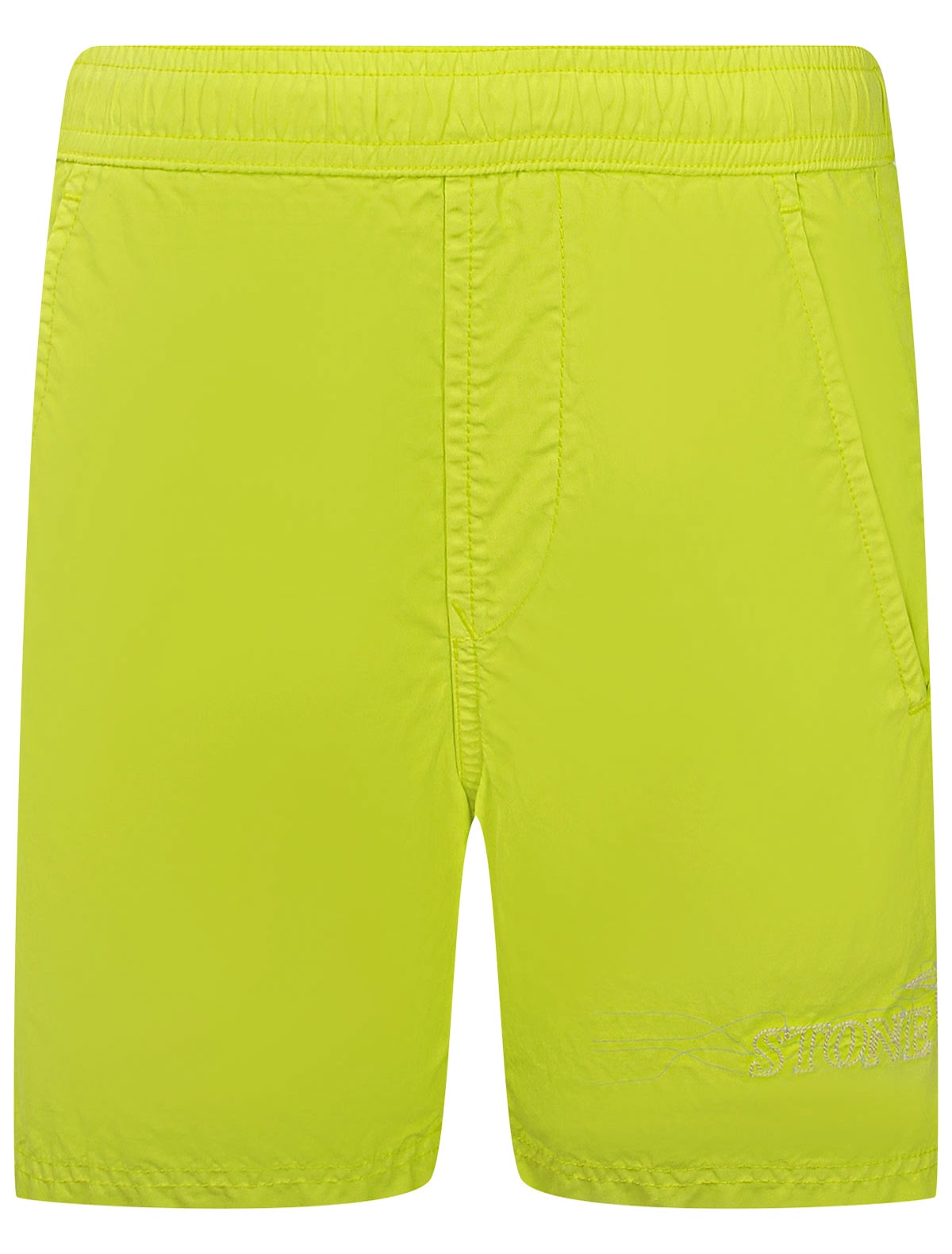 Желтые пляжные шорты