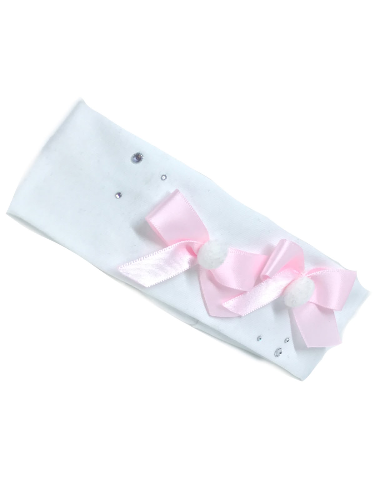 Повязка на голову с бантиками