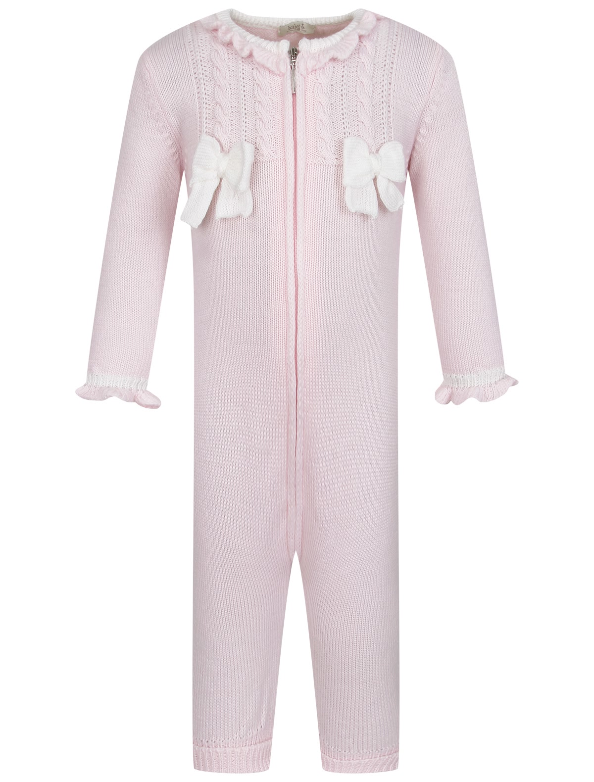 Шерстяной комбинезон с бантиками