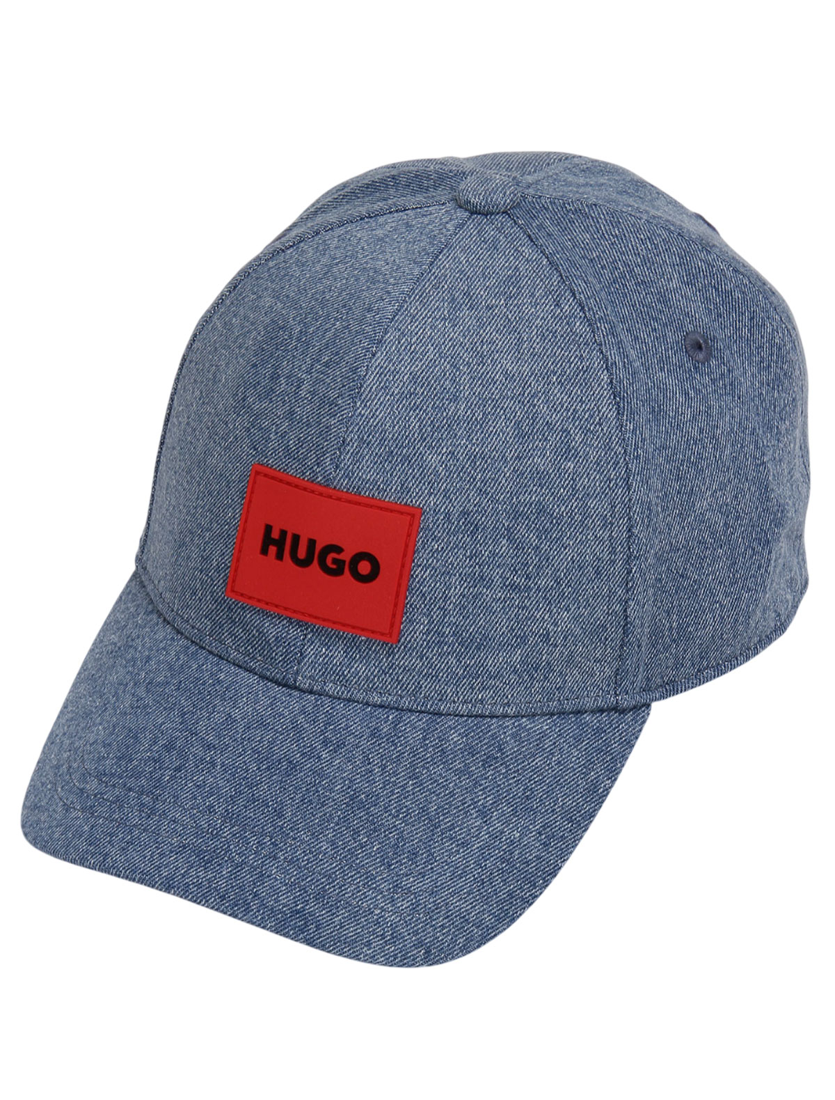 Джинсовая кепка с лого