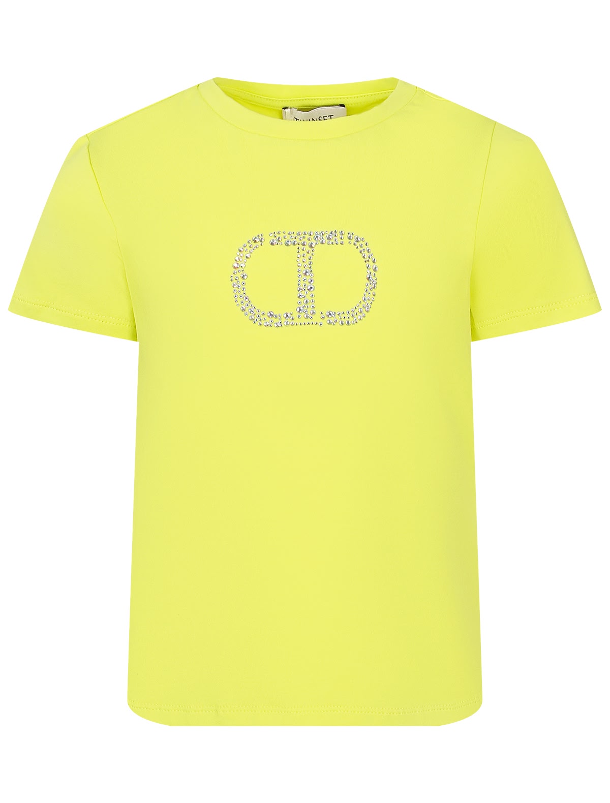 Жёлтая футболка с логотипом