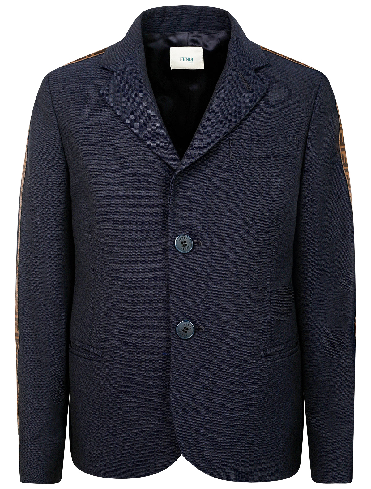 Пиджак Fendi 2169092, цвет синий, размер 11 1334519070155 - фото 1