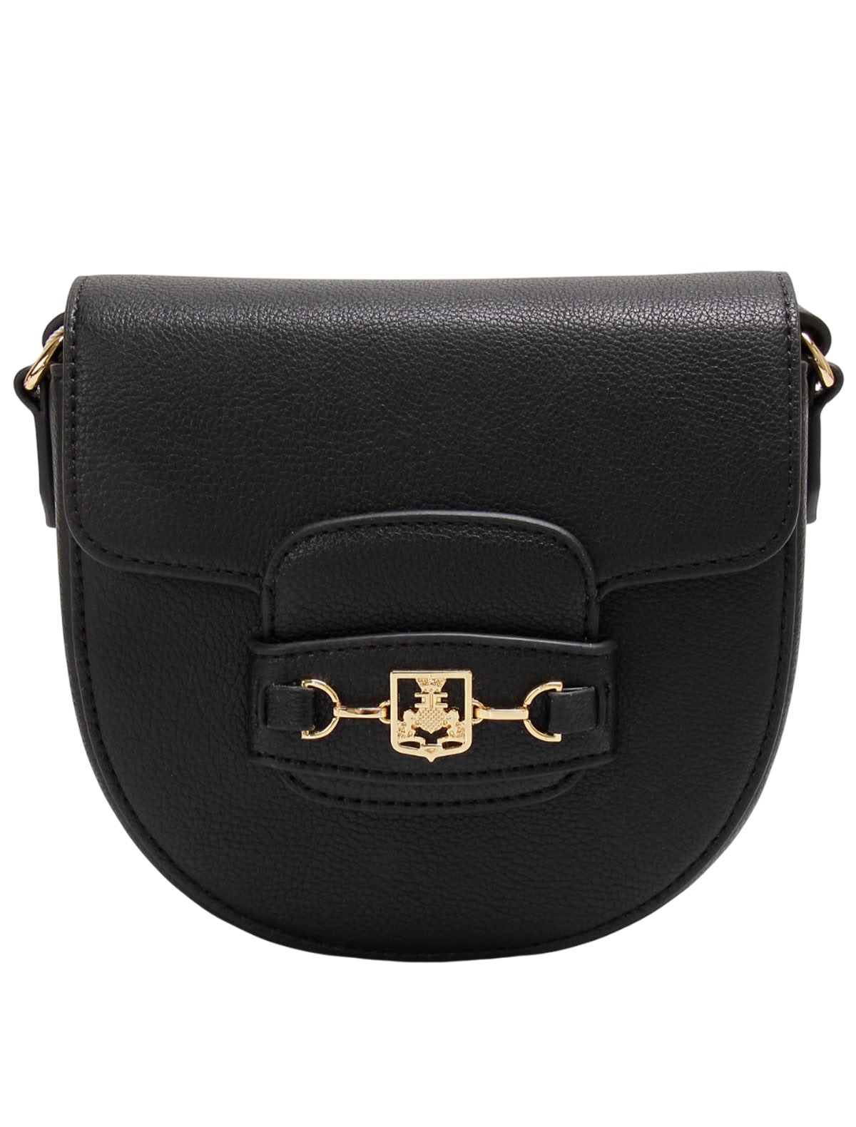 Чёрная сумка кросс-боди