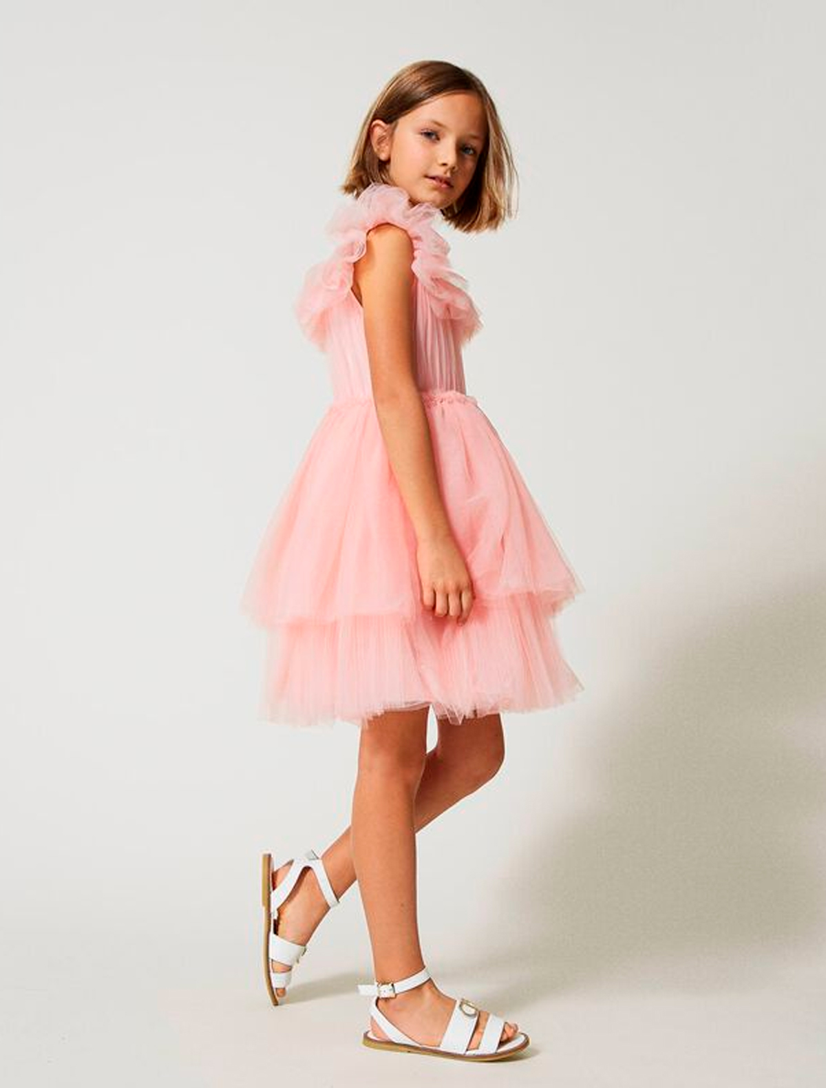 Платье TWINSET 2551238, цвет розовый, размер 6 1054609375297 - фото 3