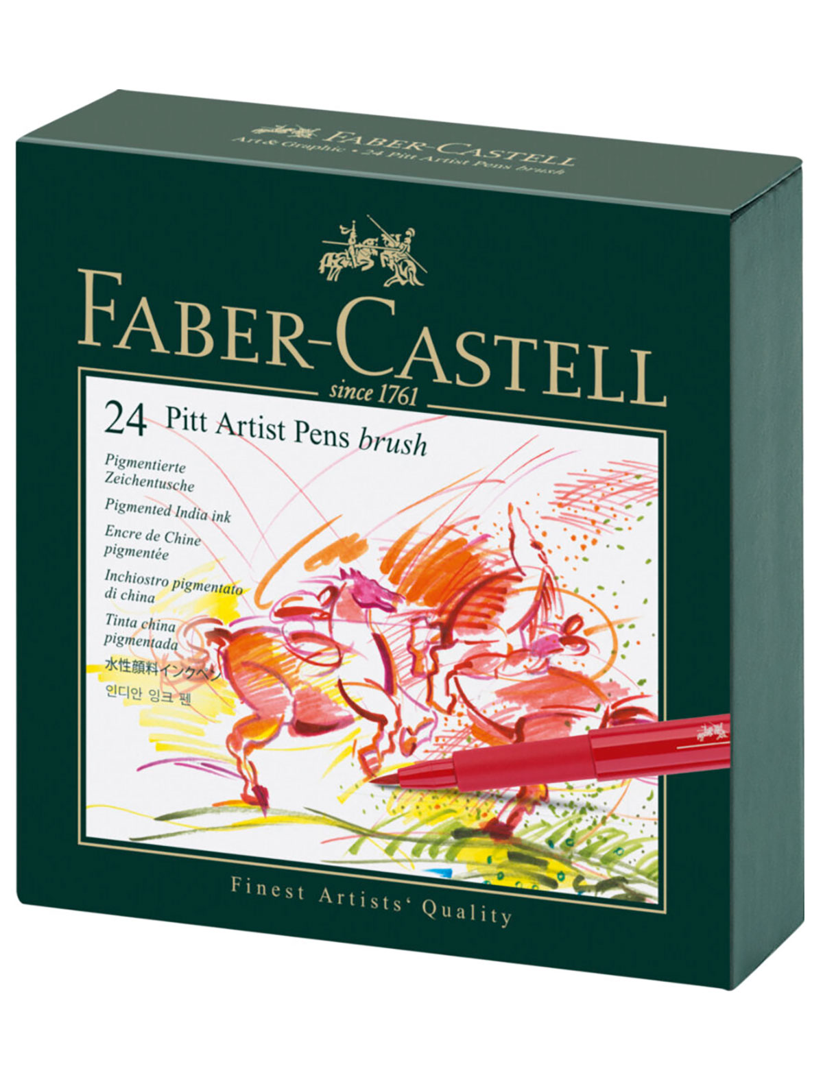 Ручка Faber-Castell ручка кисть капиллярная набор faber castell pitt artist pen brush 48 ов