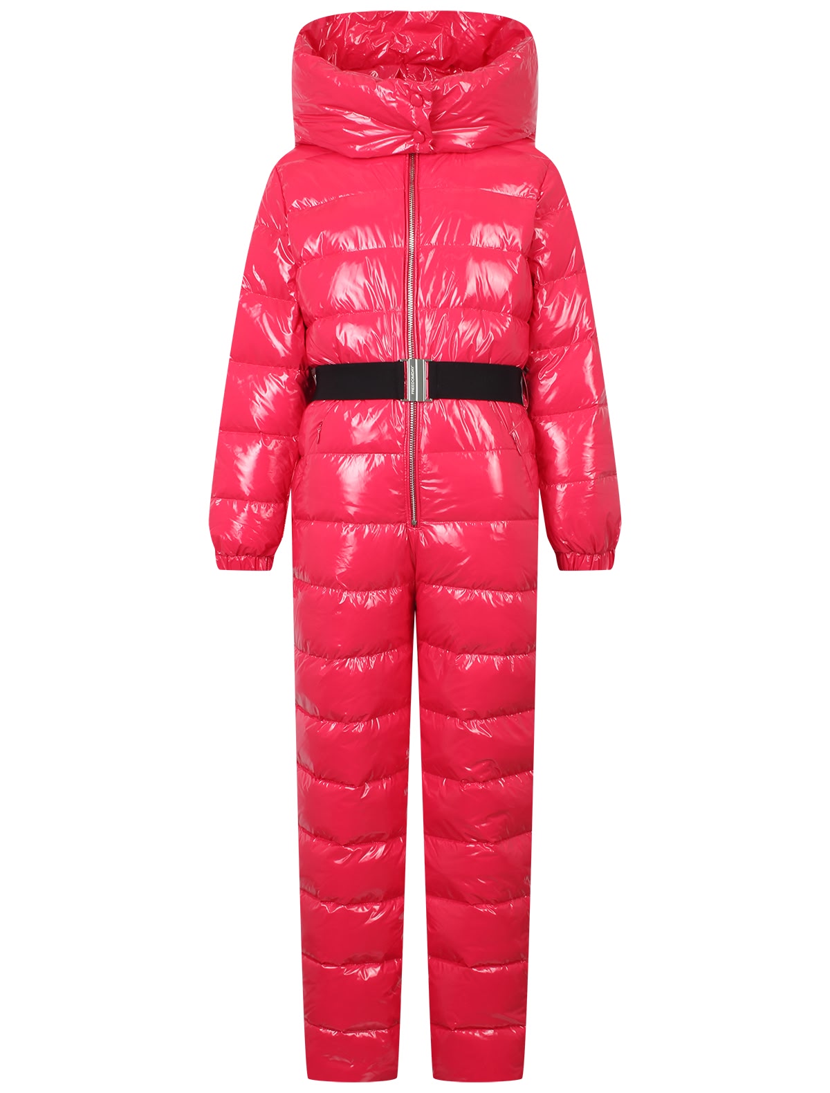 Утепленный комбинезон цвета фуксии