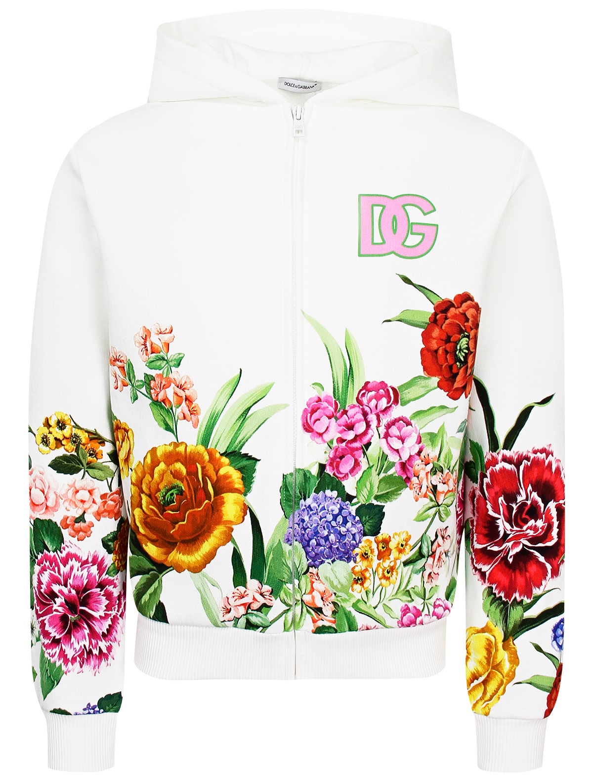 Толстовка с цветочным принтом