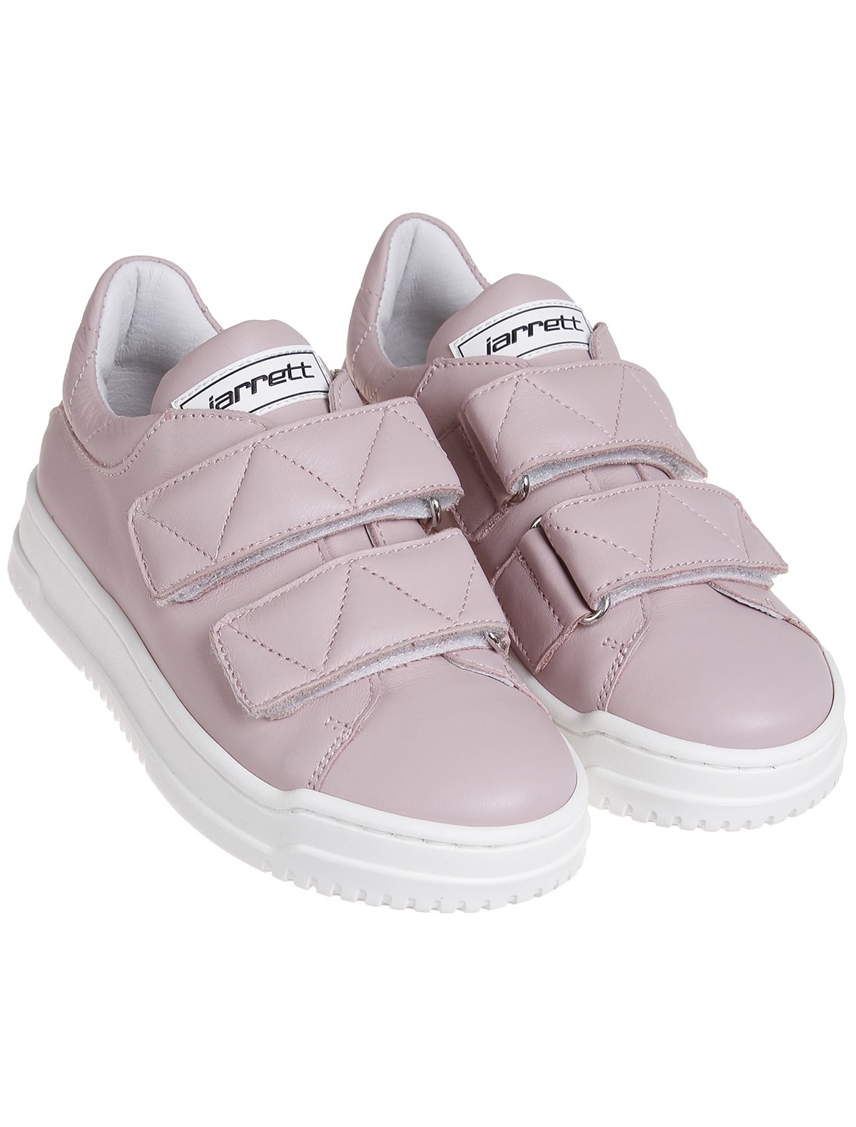 Розовые кеды на липучках