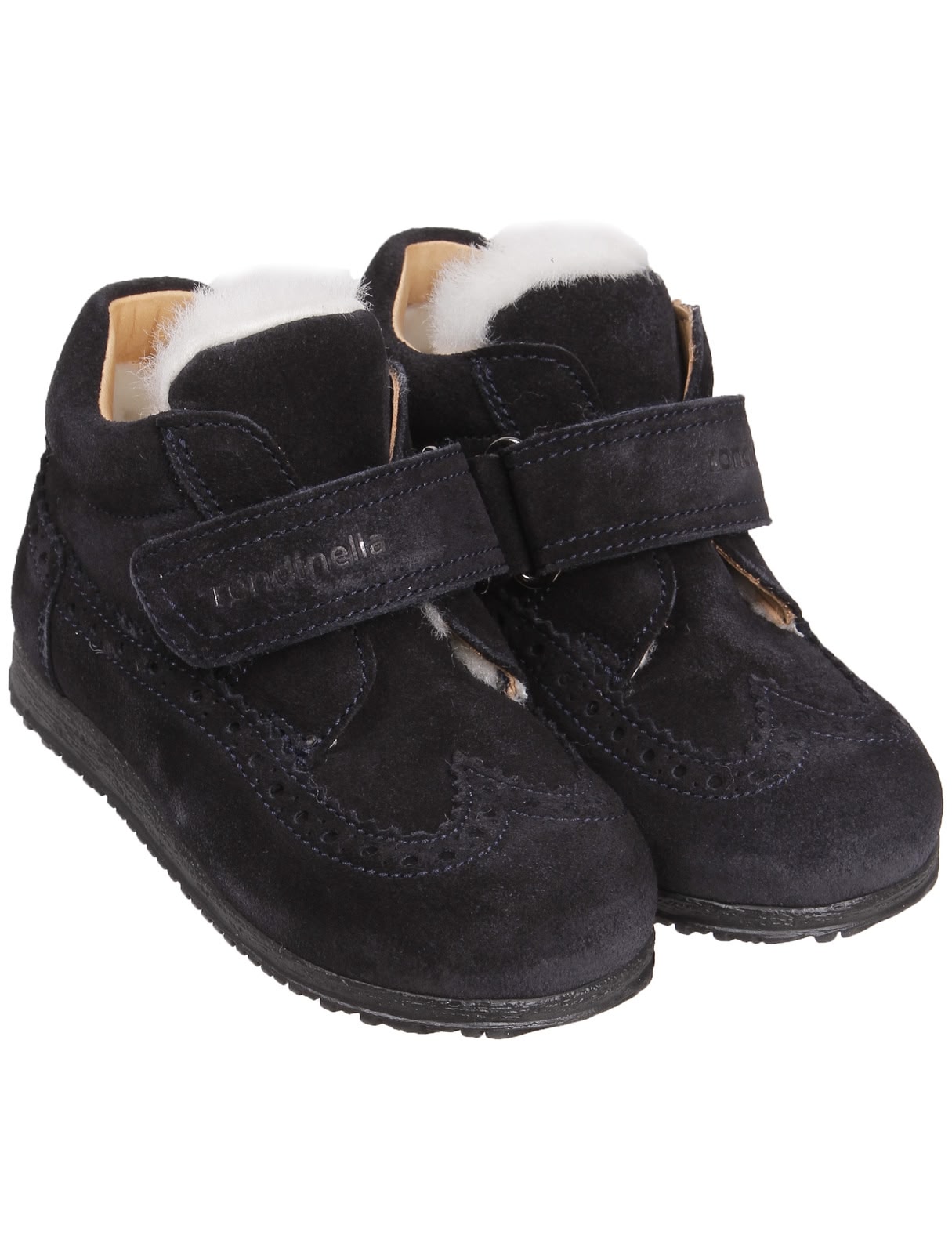 Утепленные ботинки с перфорацией