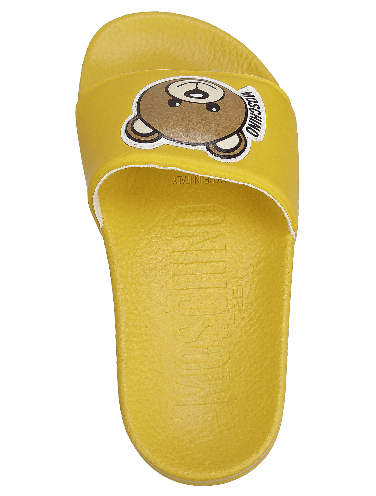 Шлепанцы пляжные Moschino 2558321, цвет желтый, размер 35 2284529370761 - фото 4