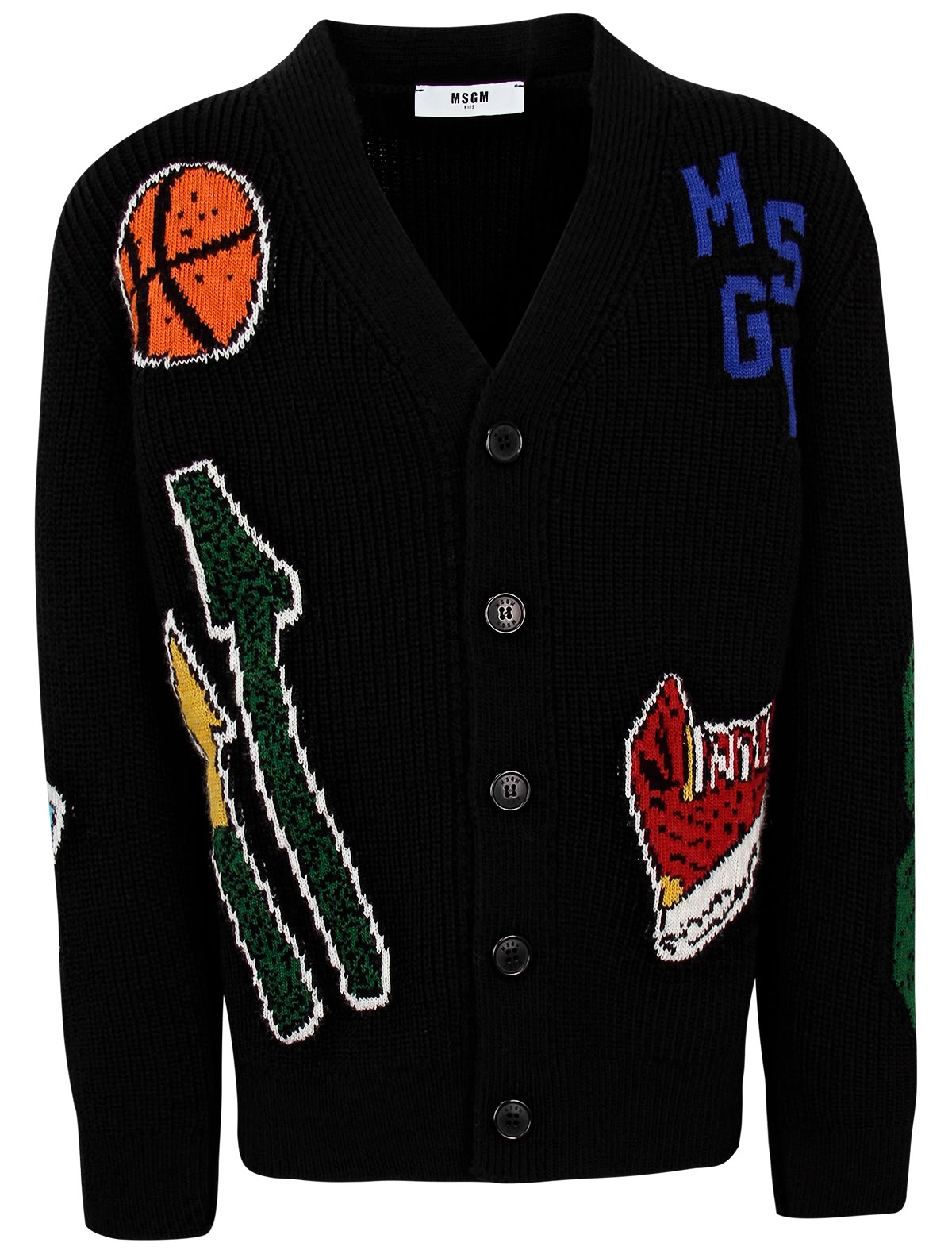 Кардиган со спортивными принтами