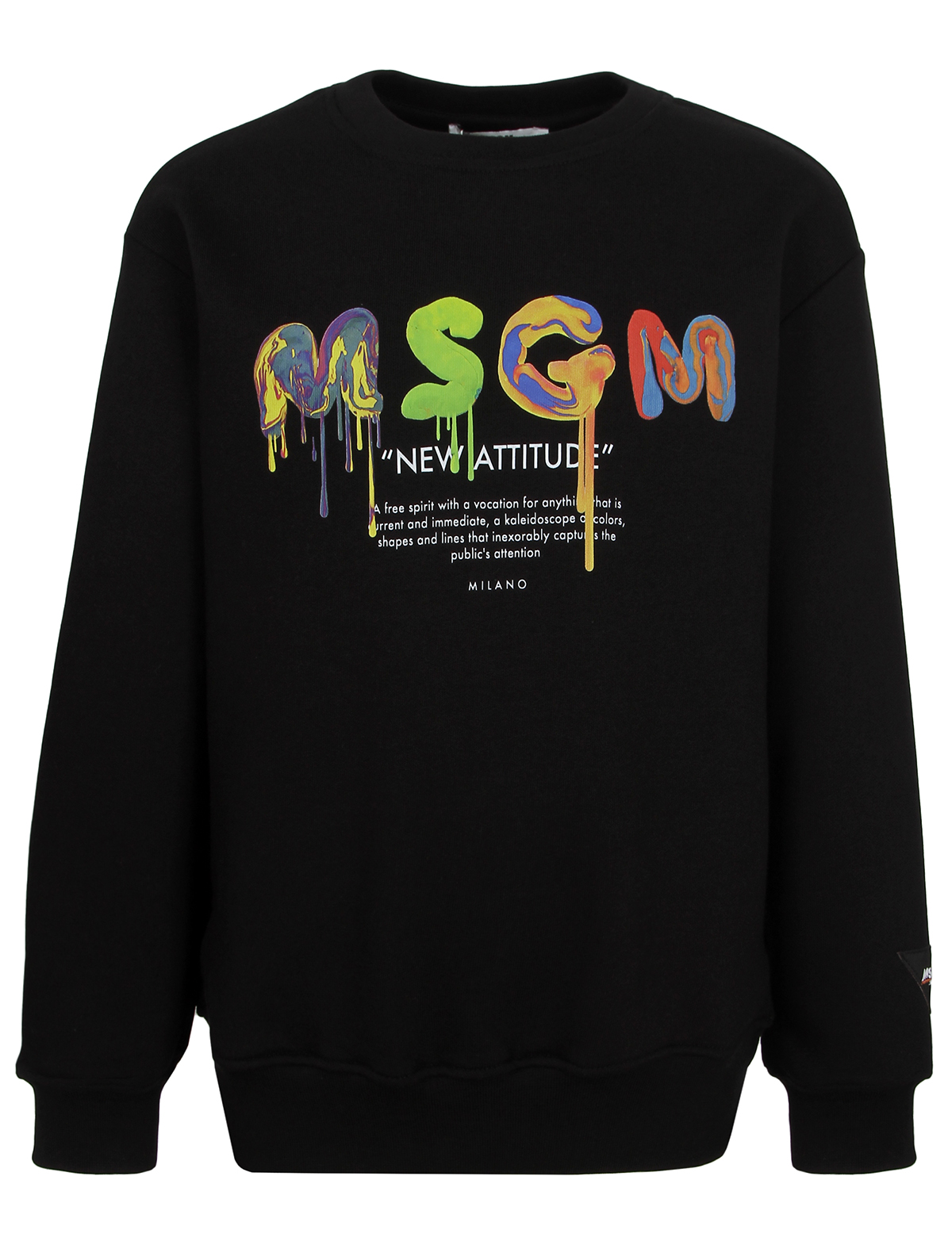 Свитшот MSGM черного цвета