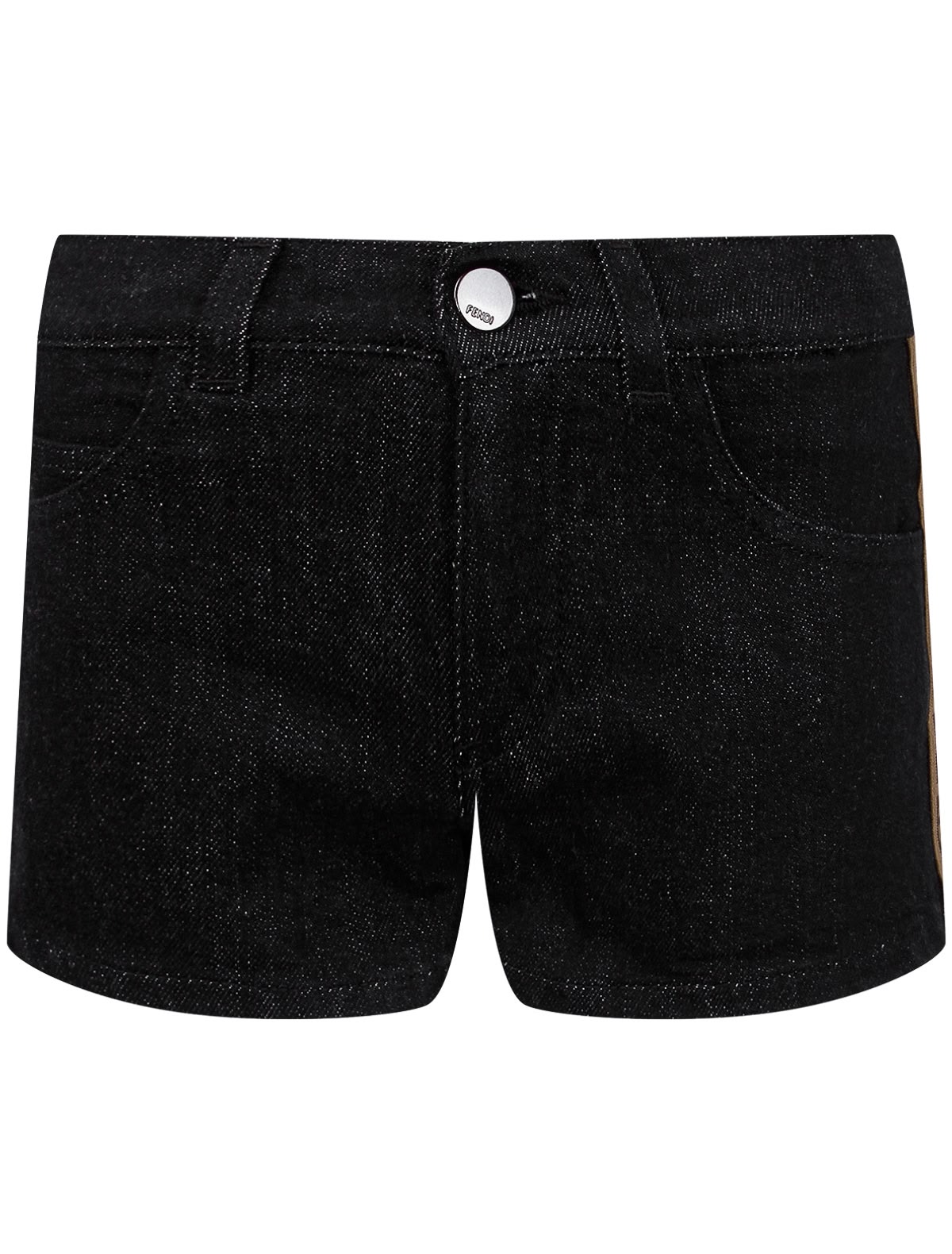 Черные шорты с лампасами FF