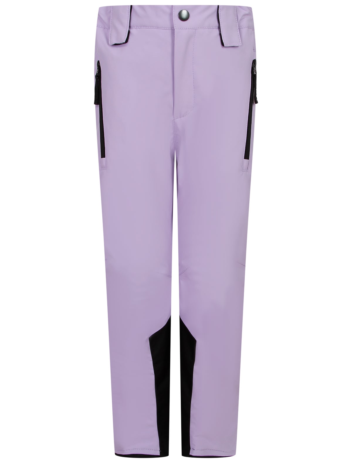 Сиреневые утепленные брюки