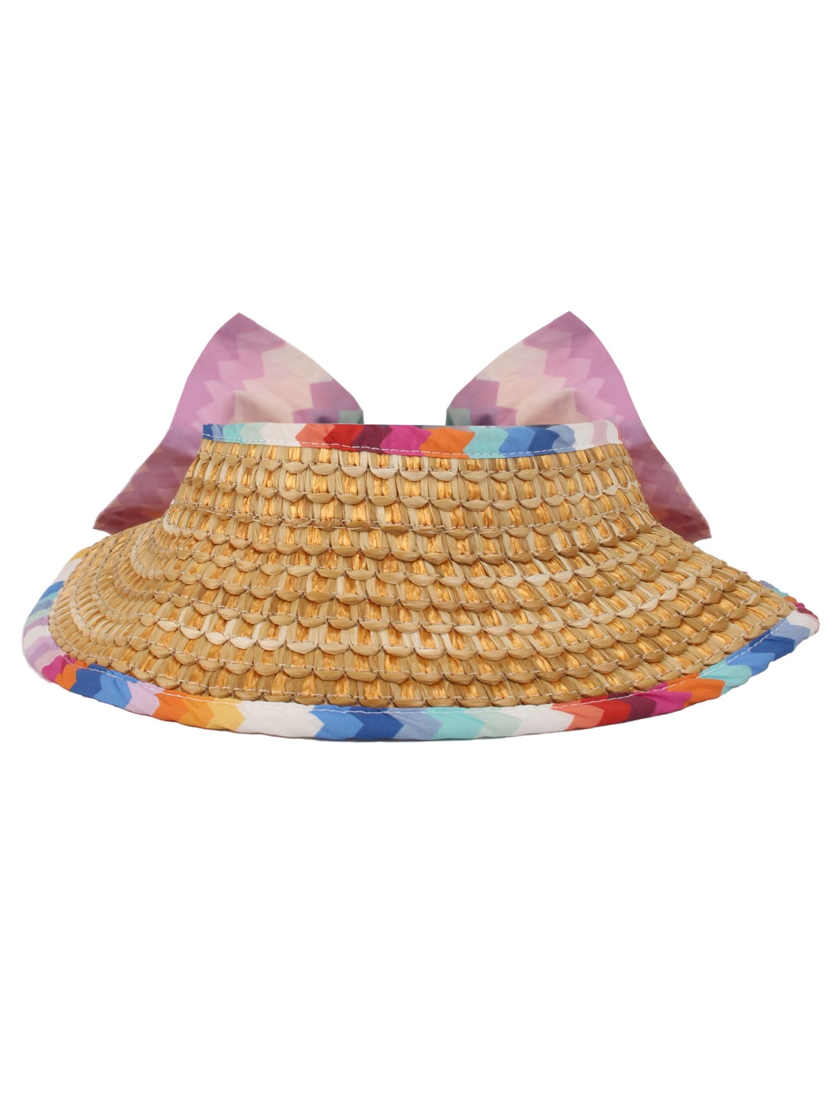 Панама-козырек с бантом