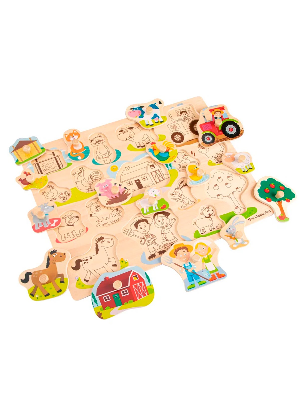 Деревянный пазл Ферма